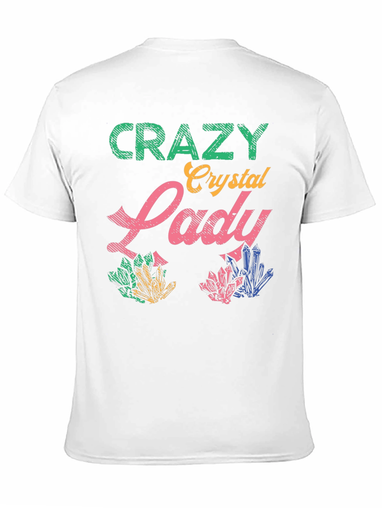 Crazy Crystal Lady Graphic T-Shirt