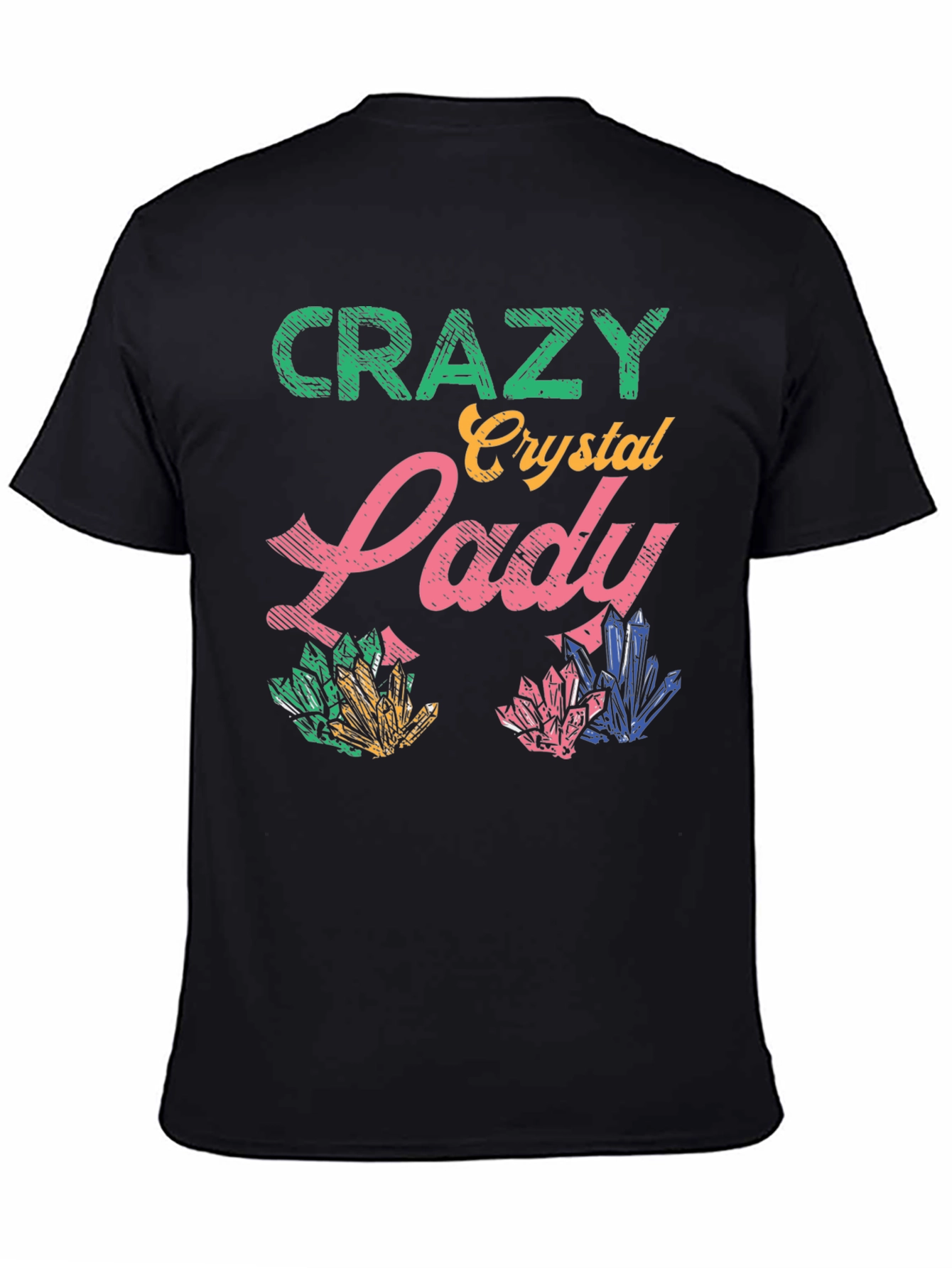 Crazy Crystal Lady Graphic T-Shirt
