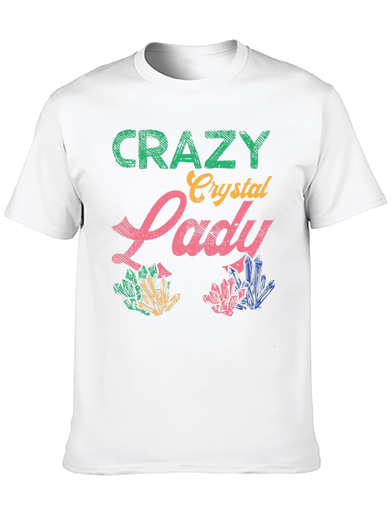 Crazy Crystal Lady Graphic T-Shirt