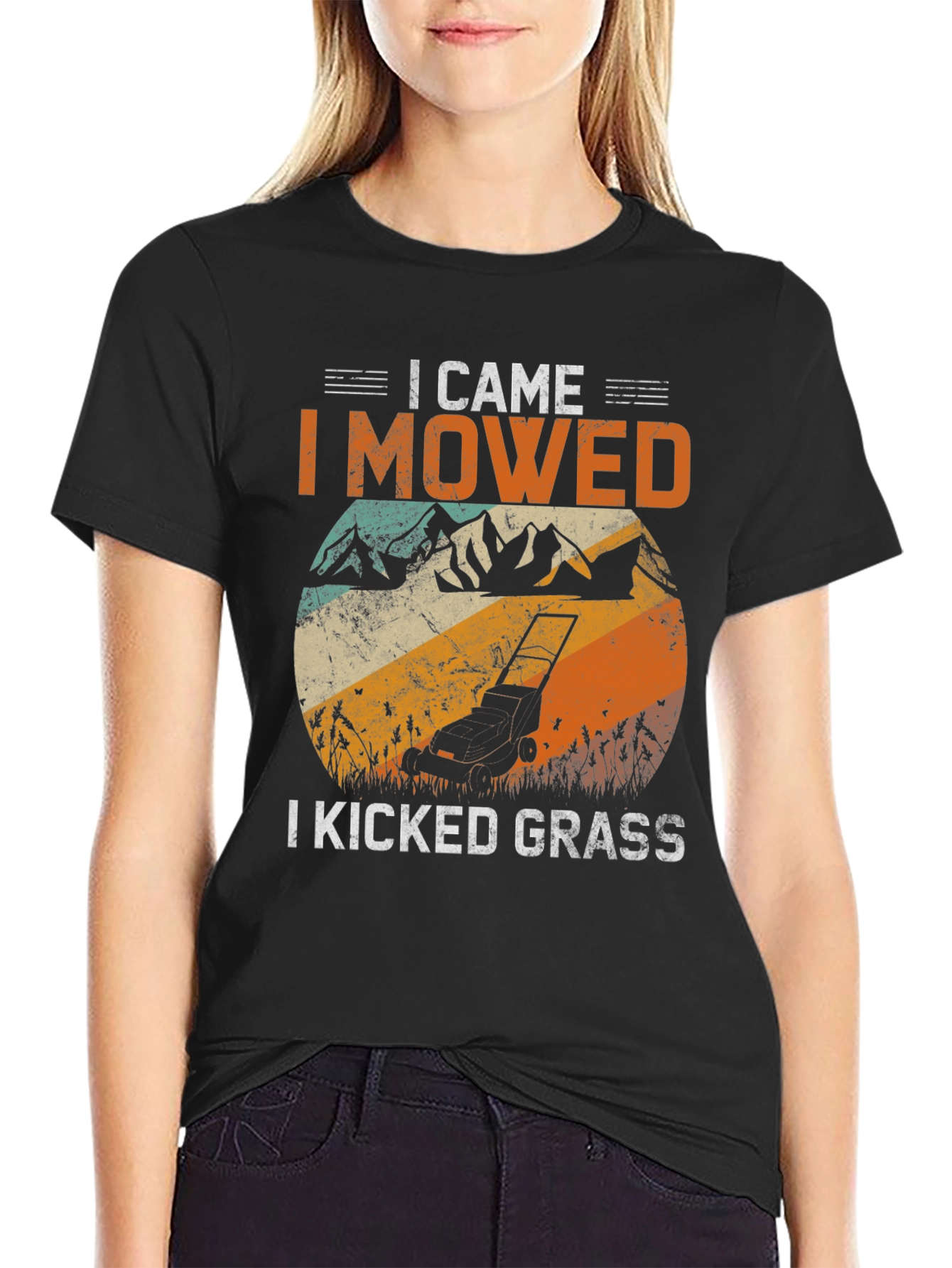 I Came I Mowed I Kicked Grass T-Shirt