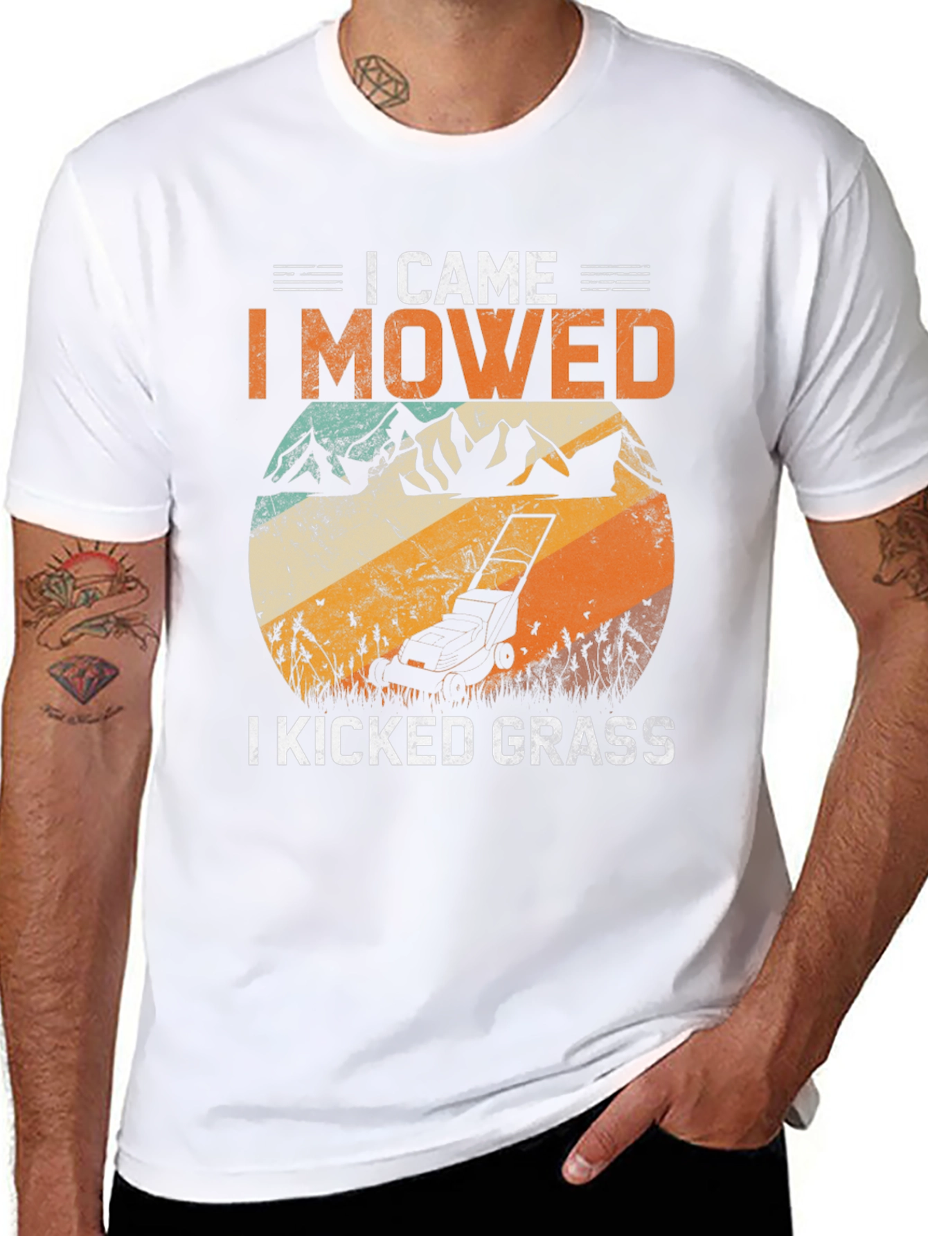 I Came I Mowed I Kicked Grass T-Shirt