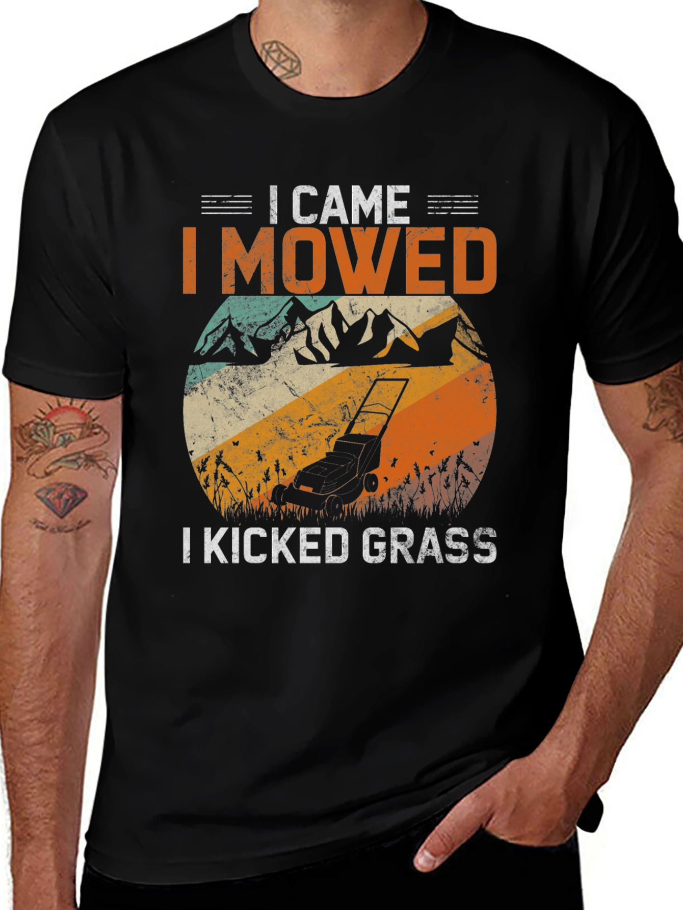 I Came I Mowed I Kicked Grass T-Shirt
