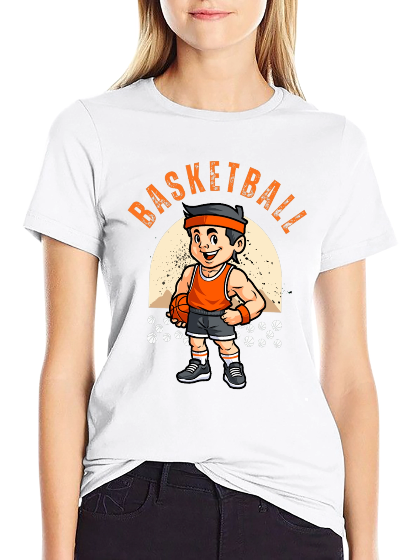 Basketball Kid Graphic T-Shirt