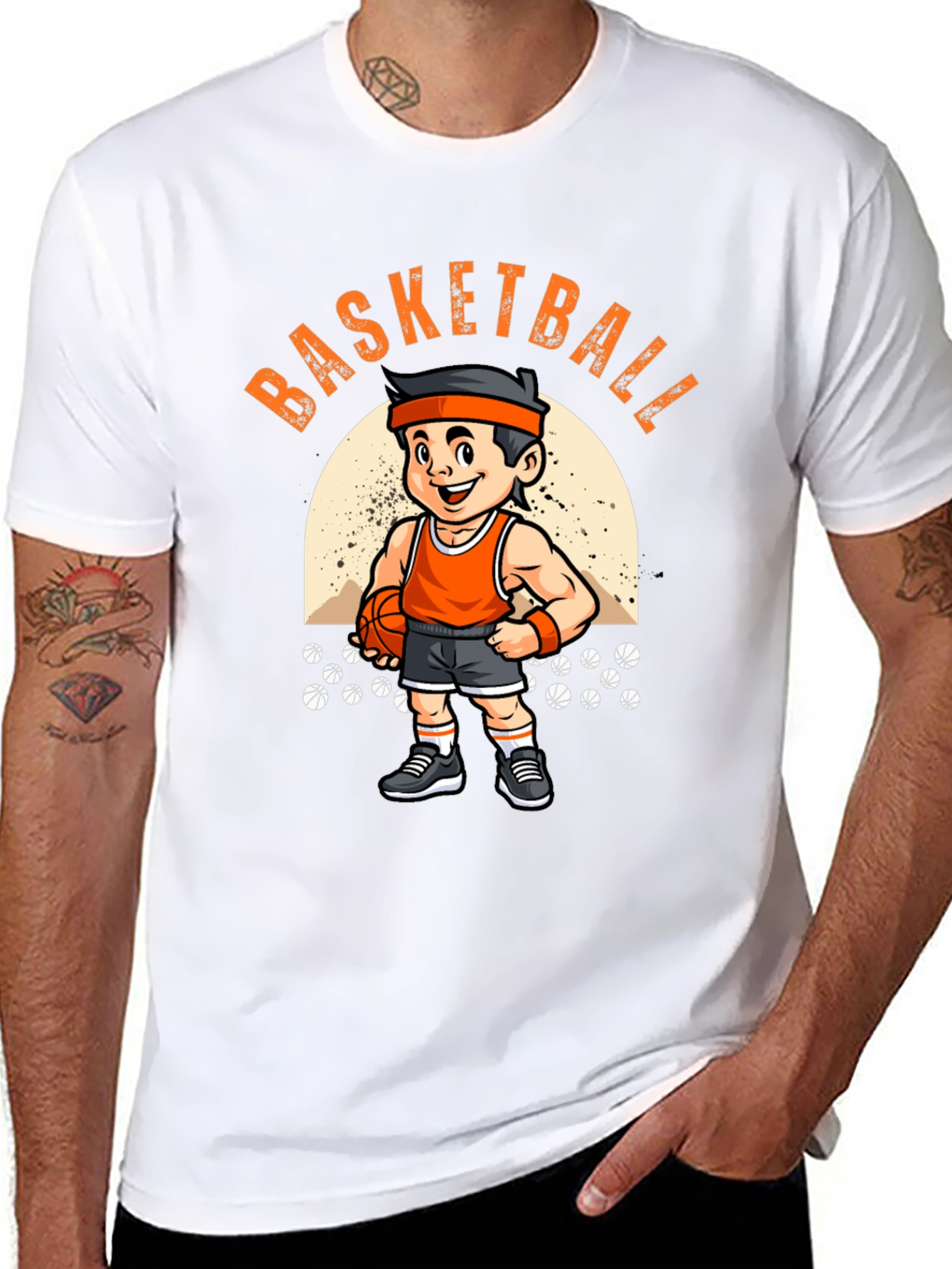 Basketball Kid Graphic T-Shirt