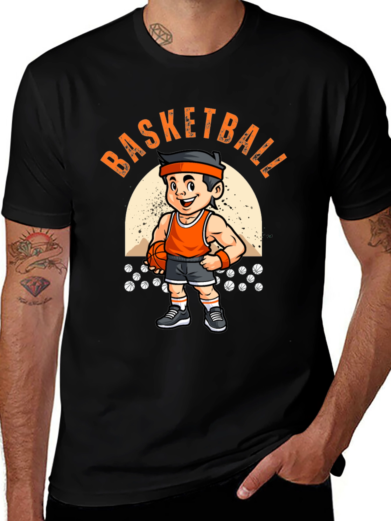 Basketball Kid Graphic T-Shirt