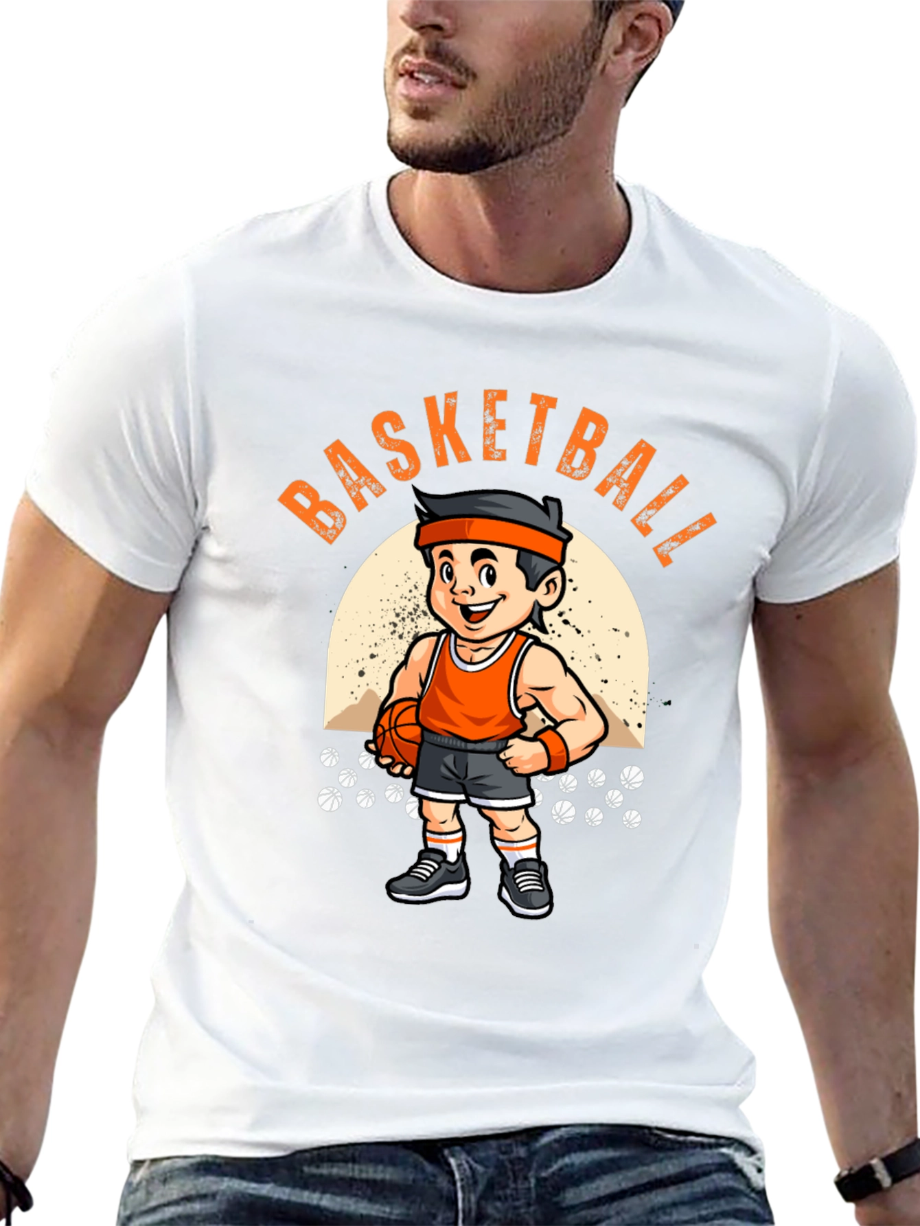 Basketball Kid Graphic T-Shirt