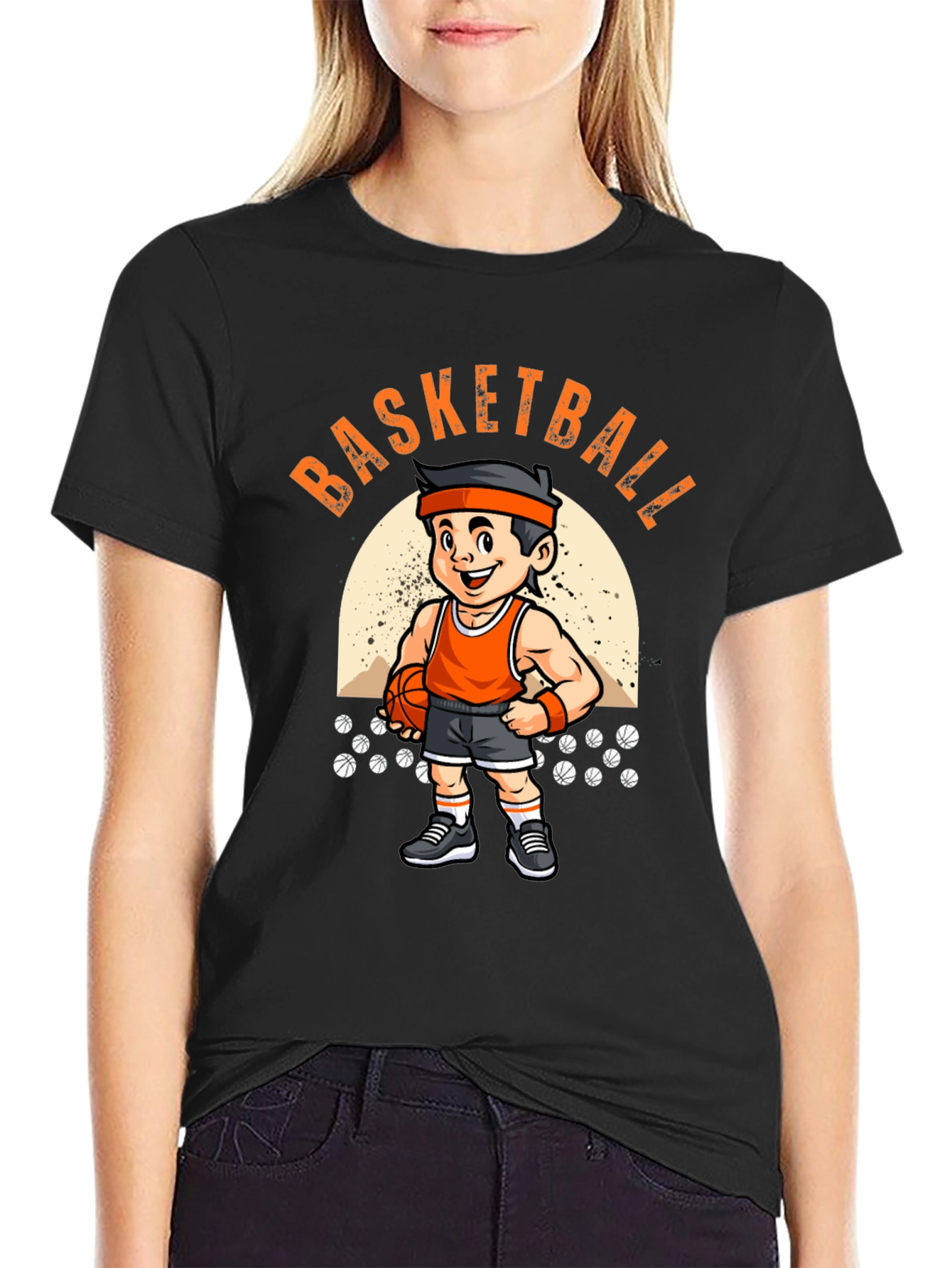 Basketball Kid Graphic T-Shirt