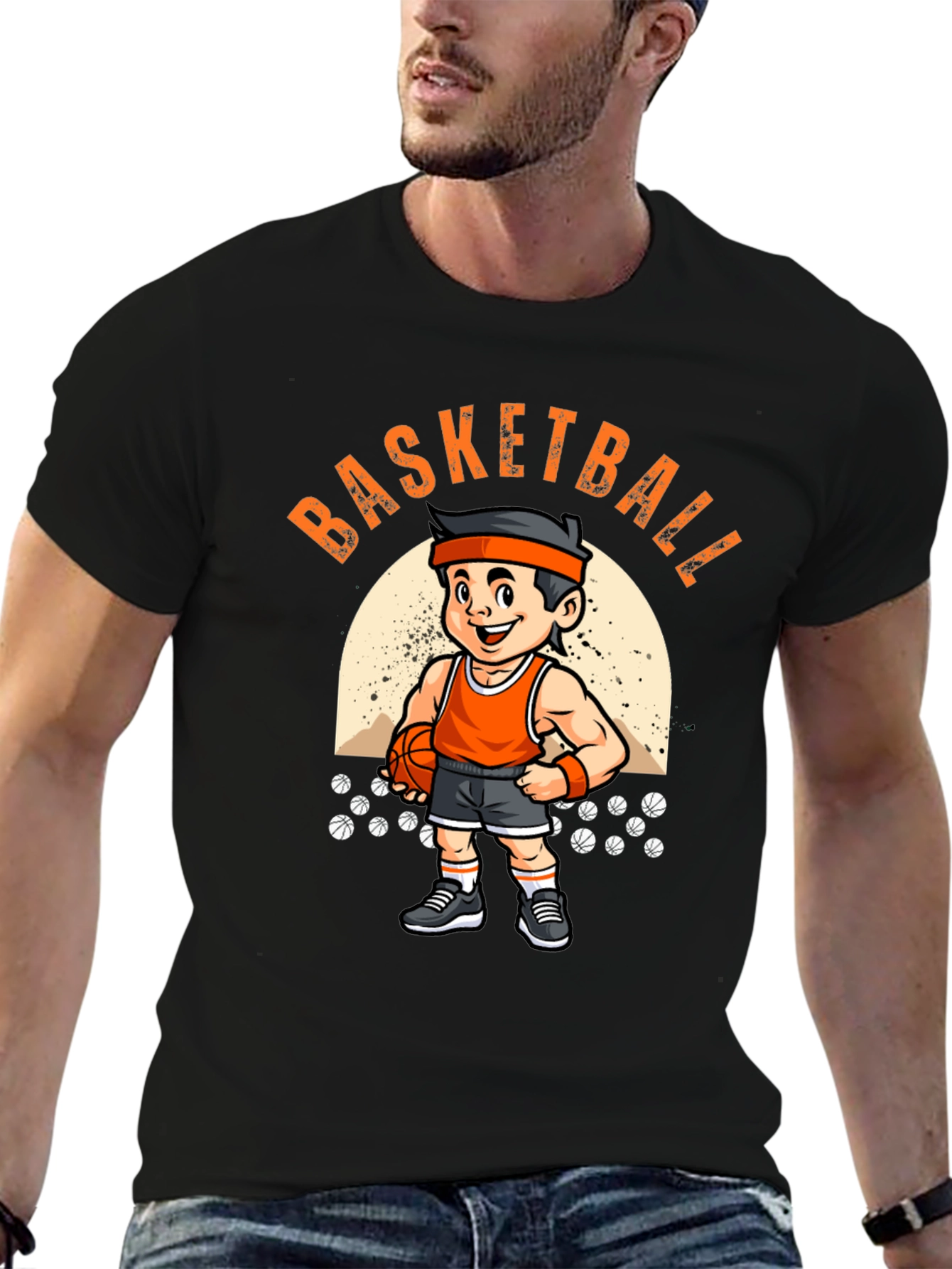 Basketball Kid Graphic T-Shirt