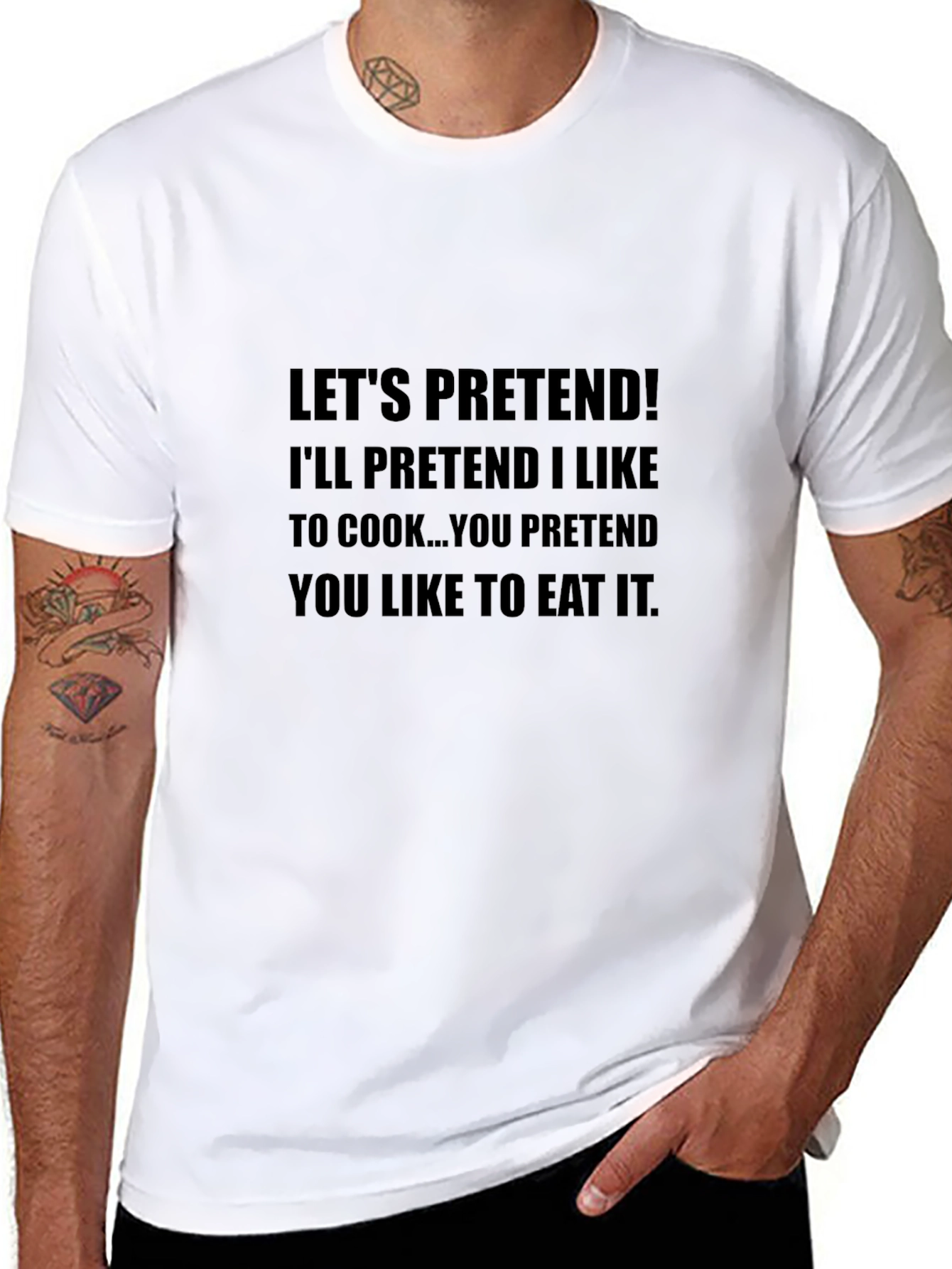 Lets Pretend Funny Graphic Tee
