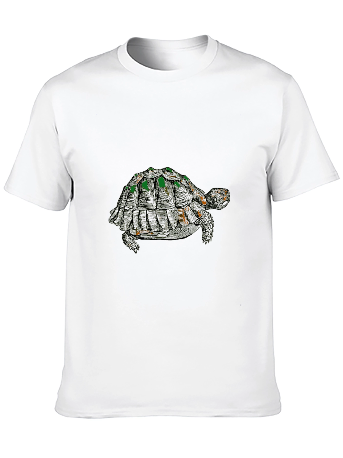 Turtle Graphic Tee - Stylish Black Cotton Blend