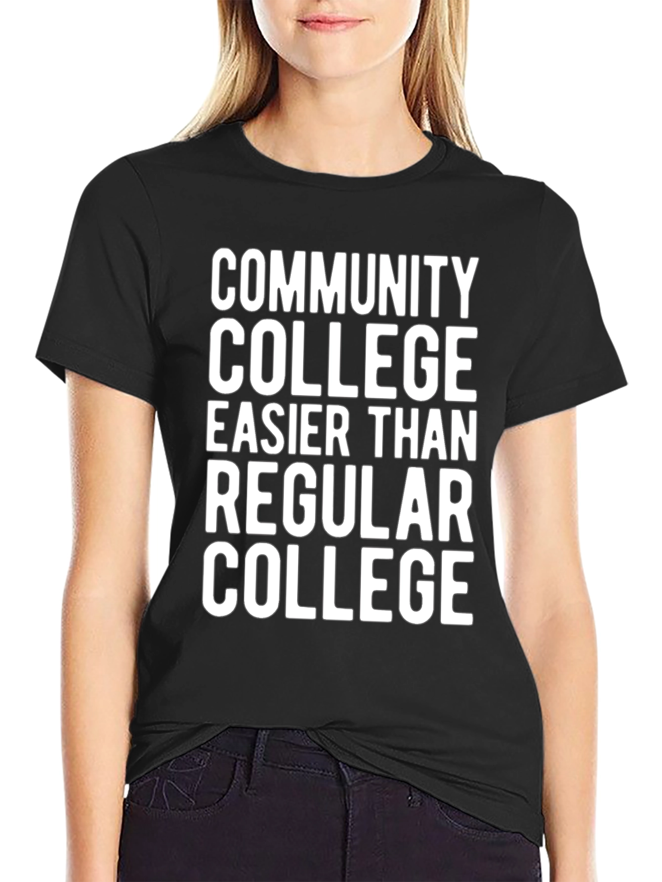 Community College T-Shirt Funny Slogan Tee