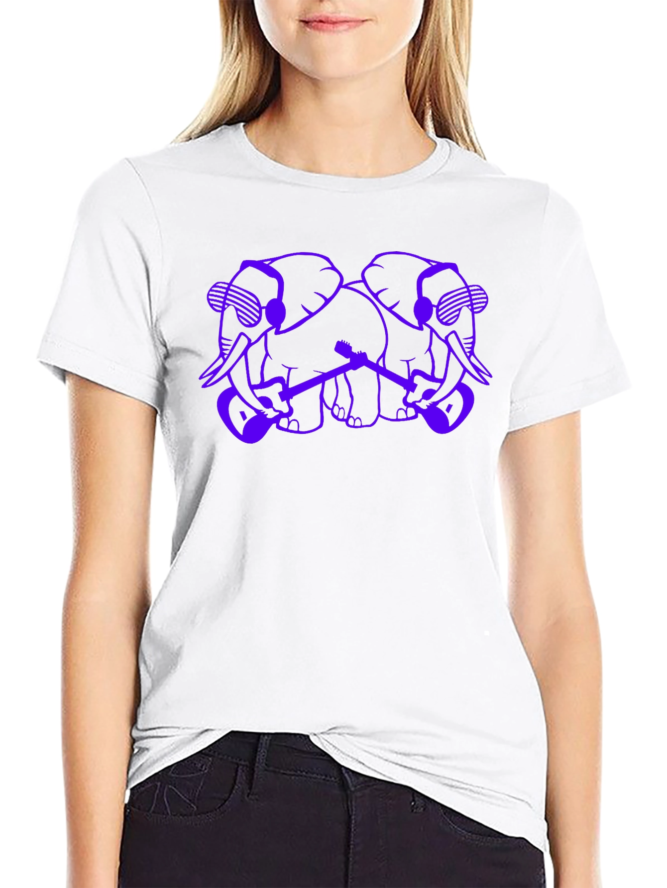 Elephant Band Graphic Tee