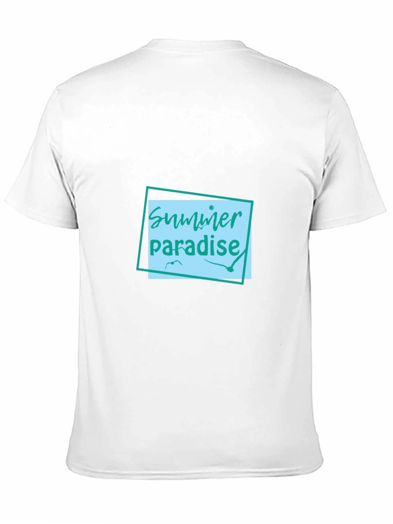 Summer Paradise Graphic Tee - Black