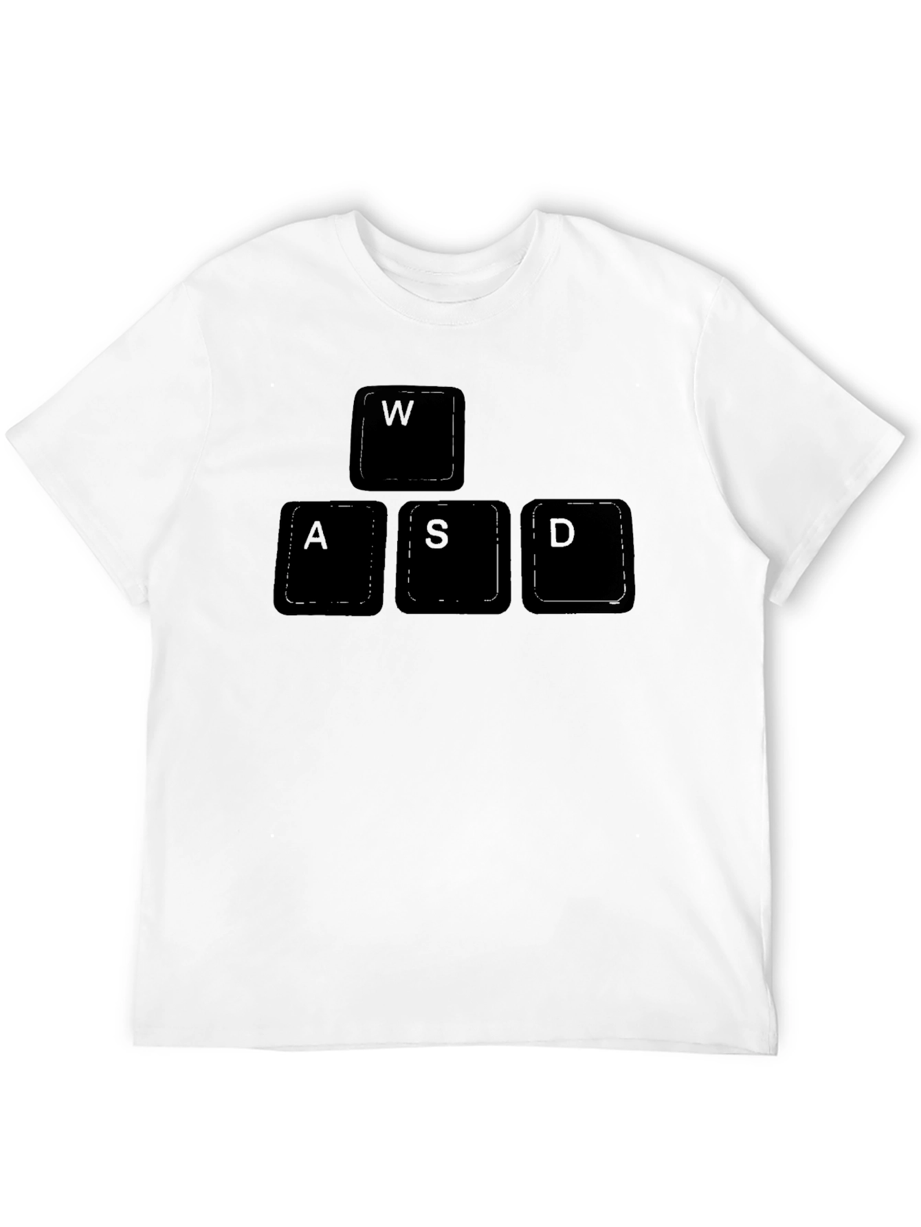 WASD Gaming Keyboard T-Shirt - Black