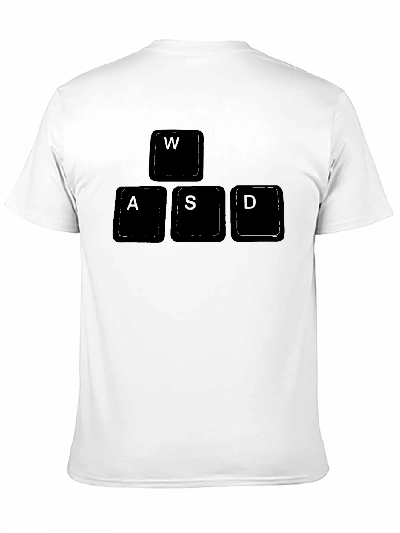 WASD Gaming Keyboard T-Shirt - Black