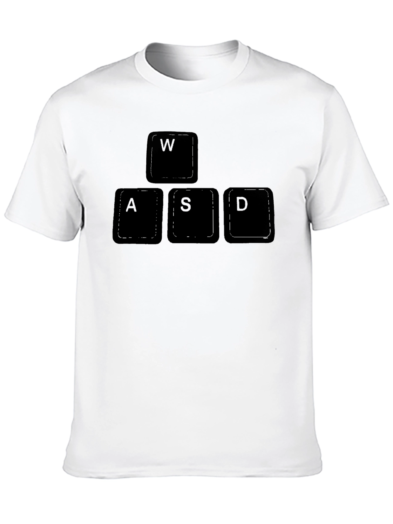 WASD Gaming Keyboard T-Shirt - Black