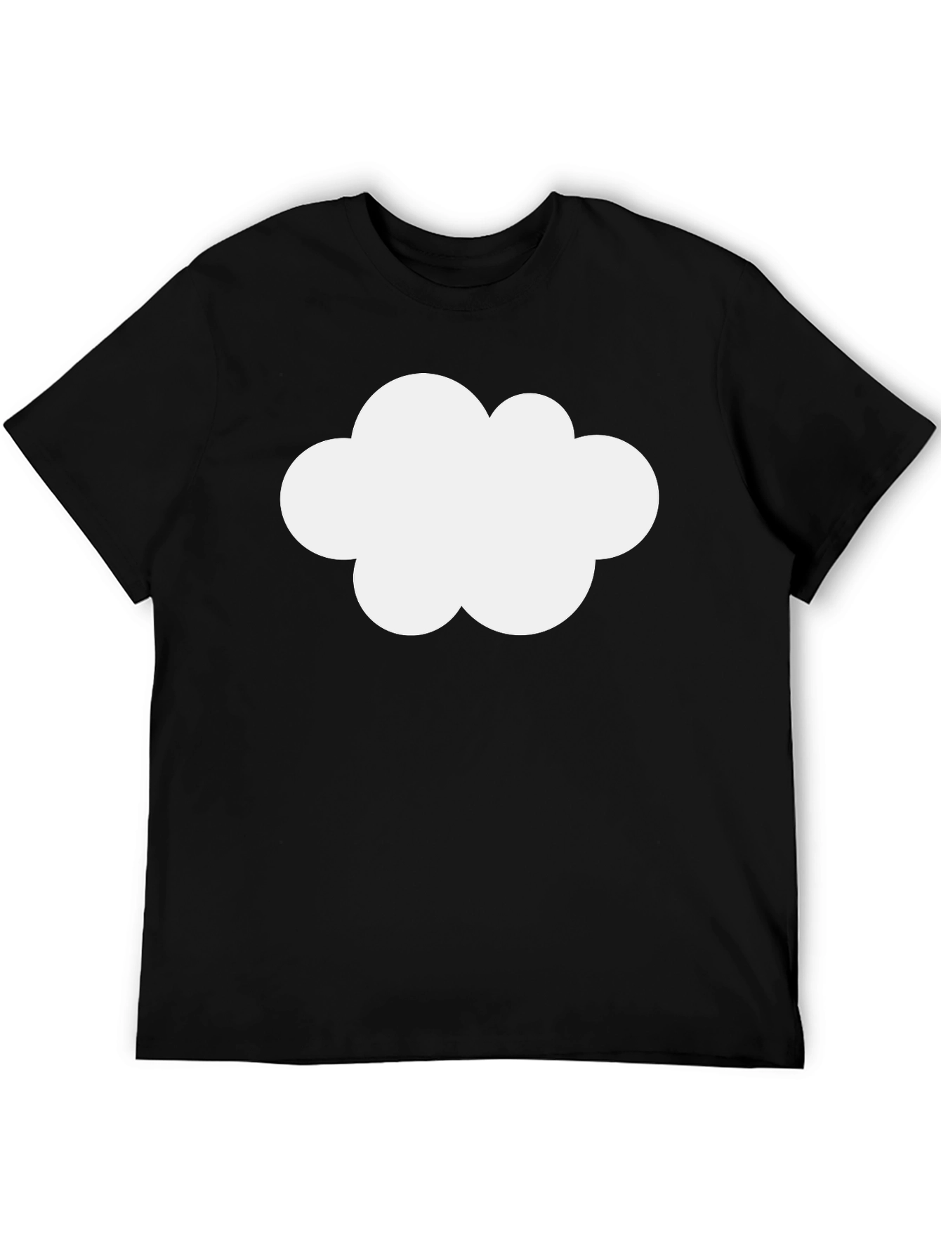 Cloud Graphic Black T-Shirt