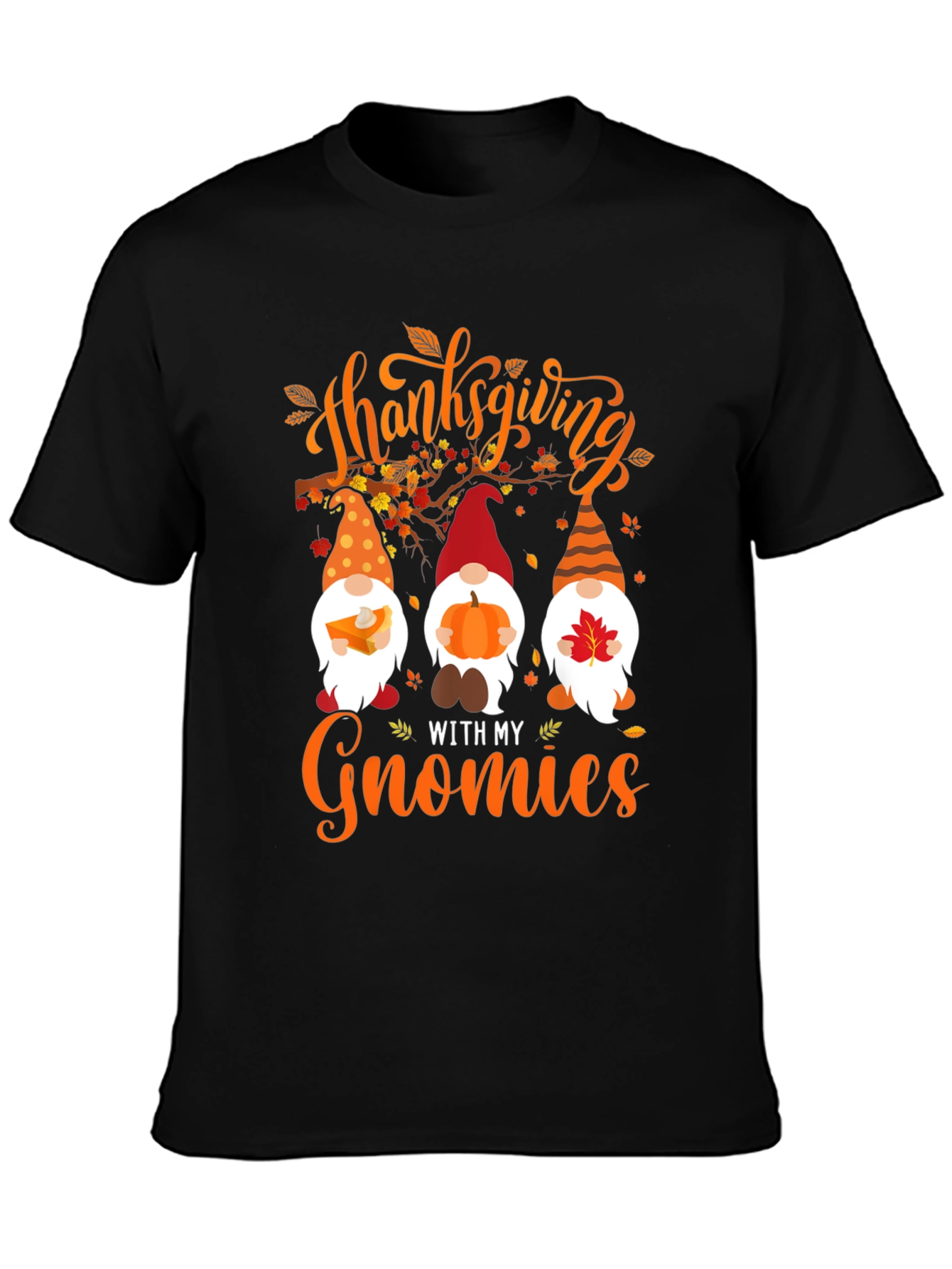 Thanksgiving Gnomies Graphic Tee