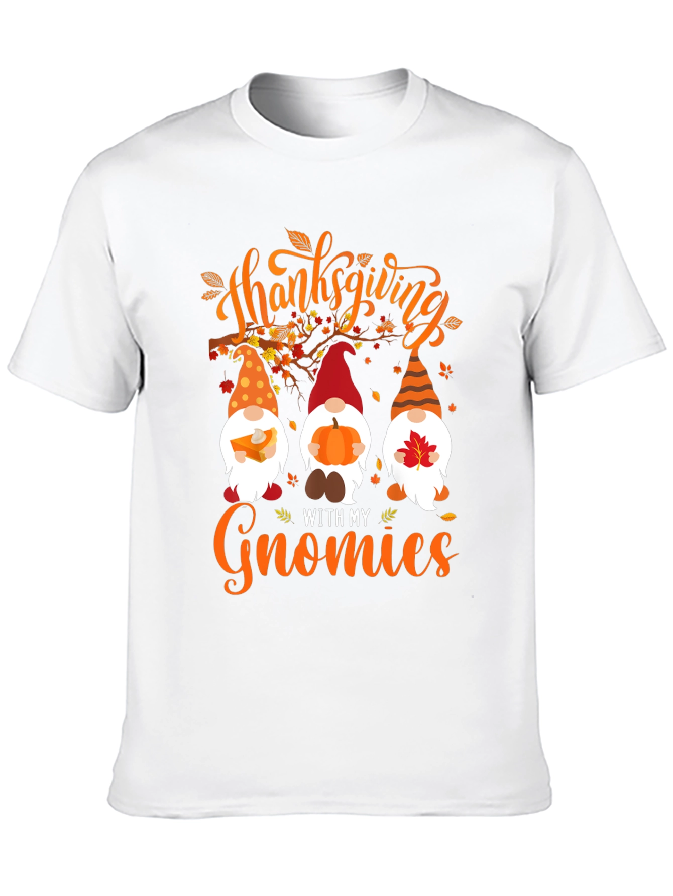 Thanksgiving Gnomies Graphic Tee