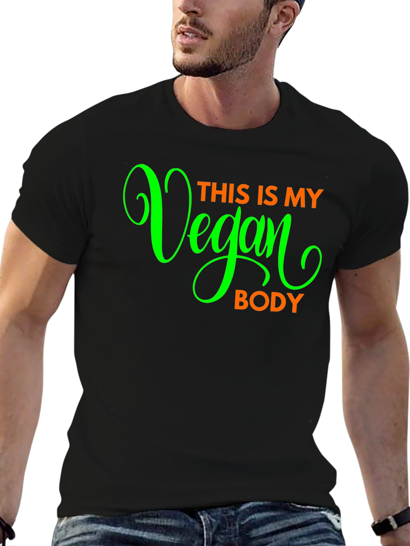 Vegan Body T-Shirt - Bold Statement Tee
