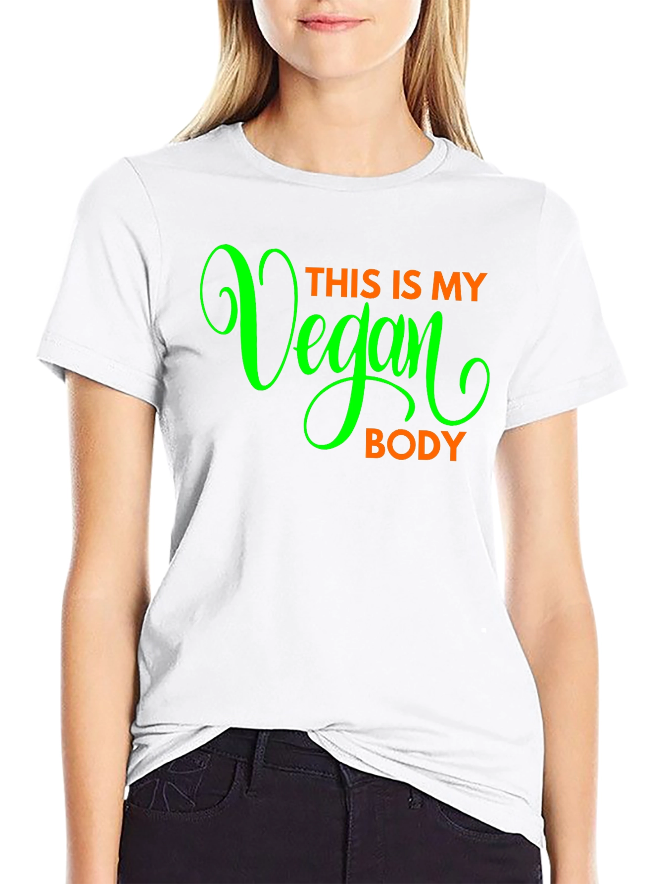Vegan Body T-Shirt - Bold Statement Tee
