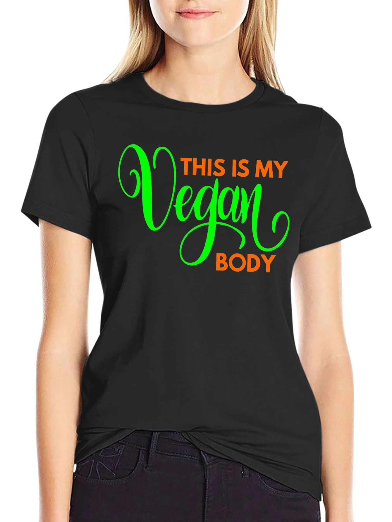 Vegan Body T-Shirt - Bold Statement Tee