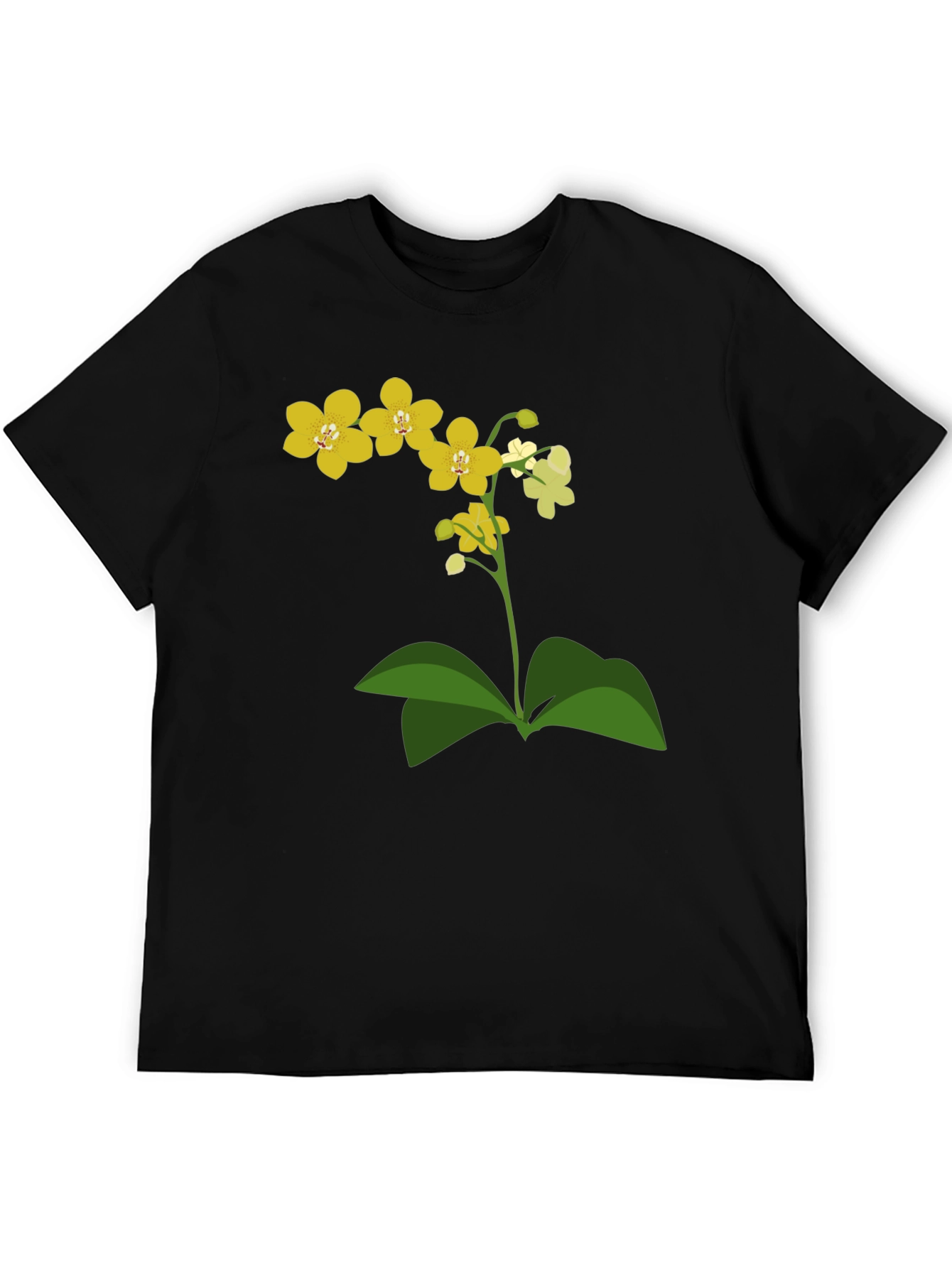 Orchid Graphic Tee - Stylish Floral Print