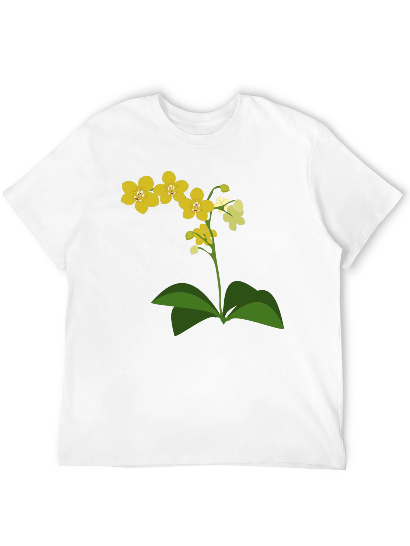 Orchid Graphic Tee - Stylish Floral Print