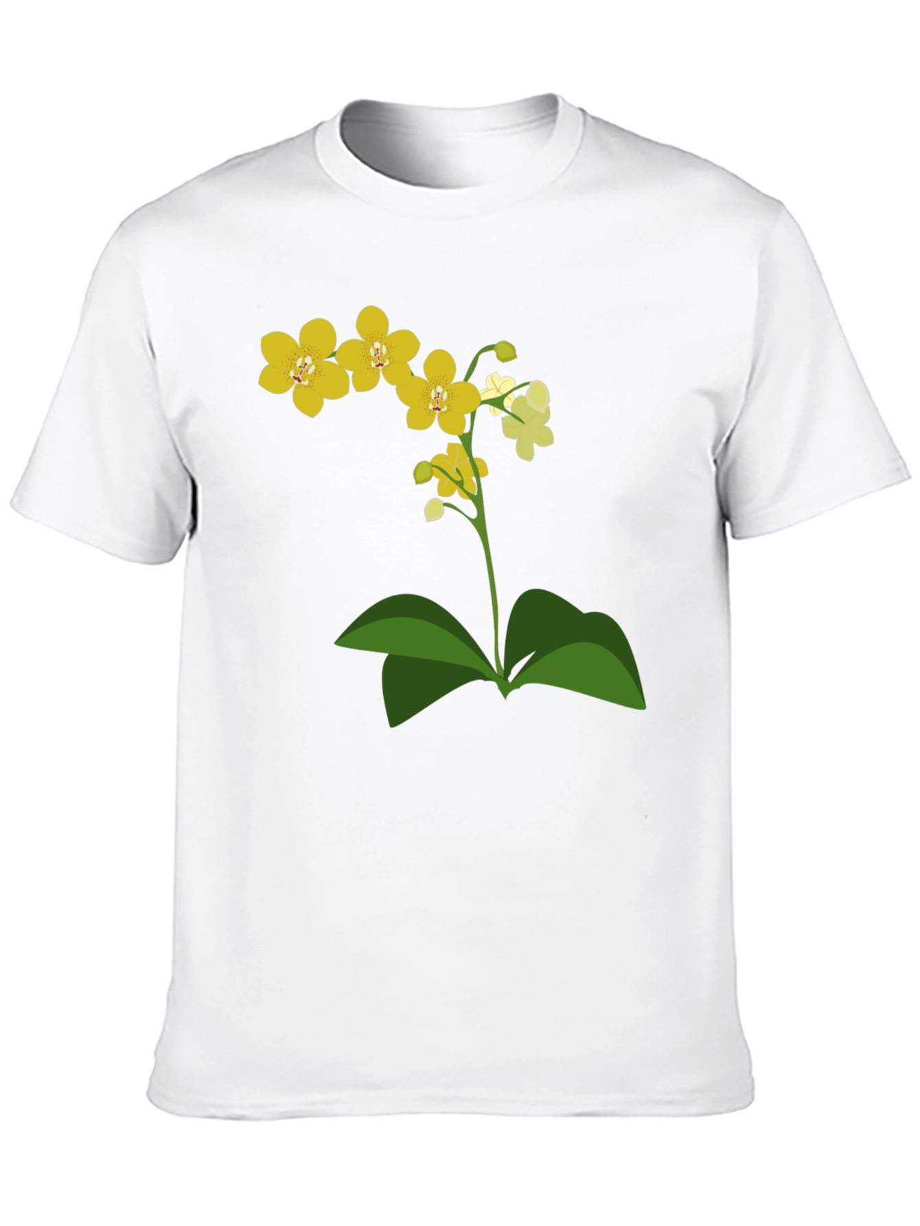 Orchid Graphic Tee - Stylish Floral Print