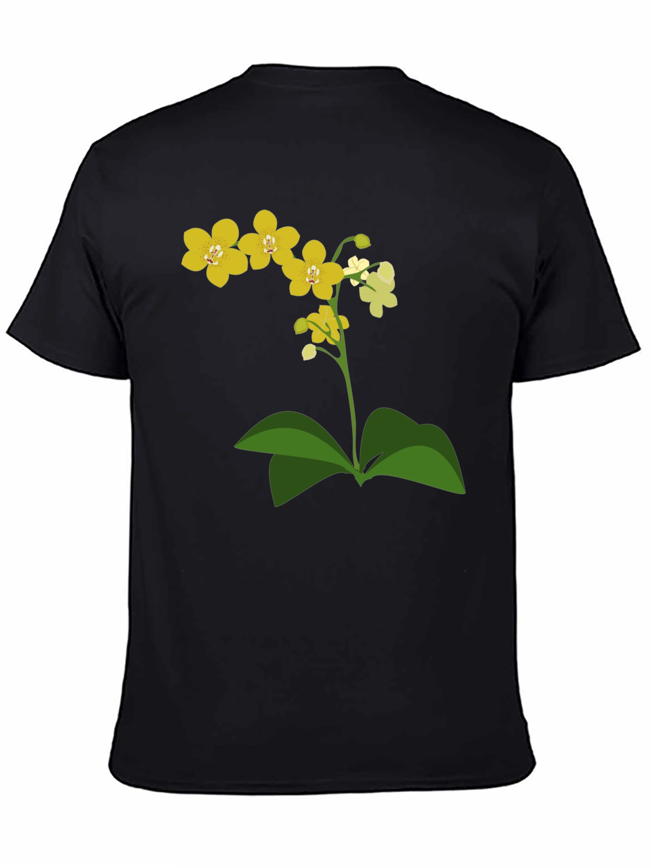 Orchid Graphic Tee - Stylish Floral Print