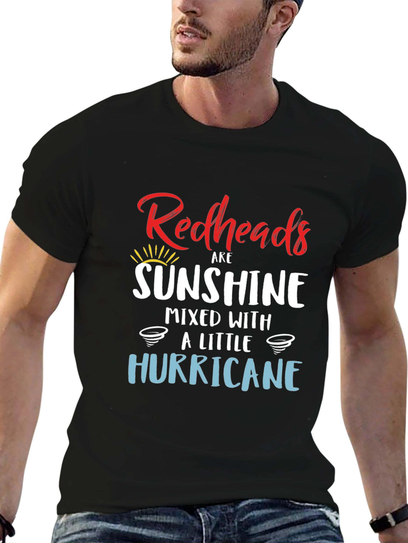 Redheads Sunshine Hurricane Black T-Shirt