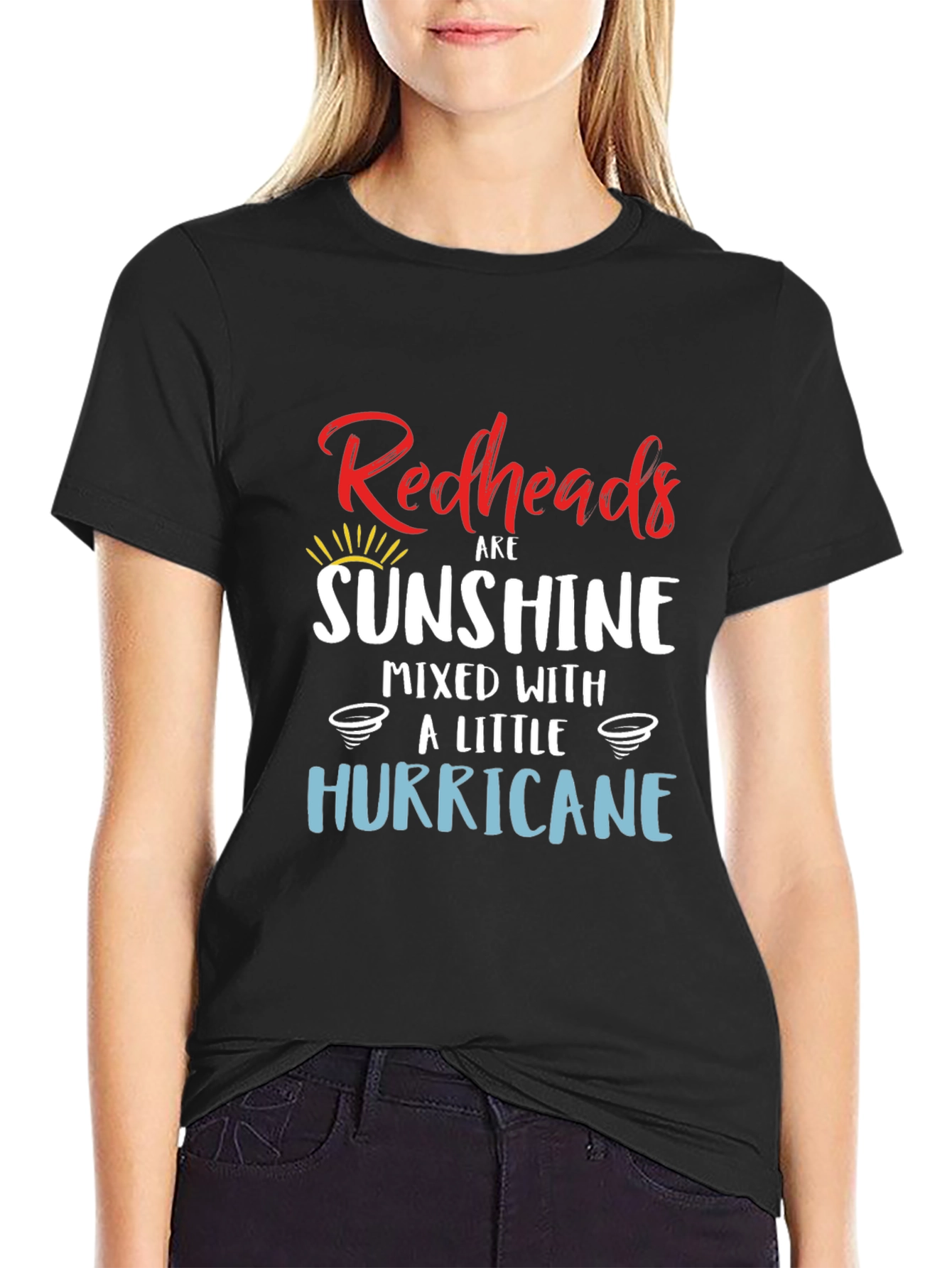 Redheads Sunshine Hurricane Black T-Shirt