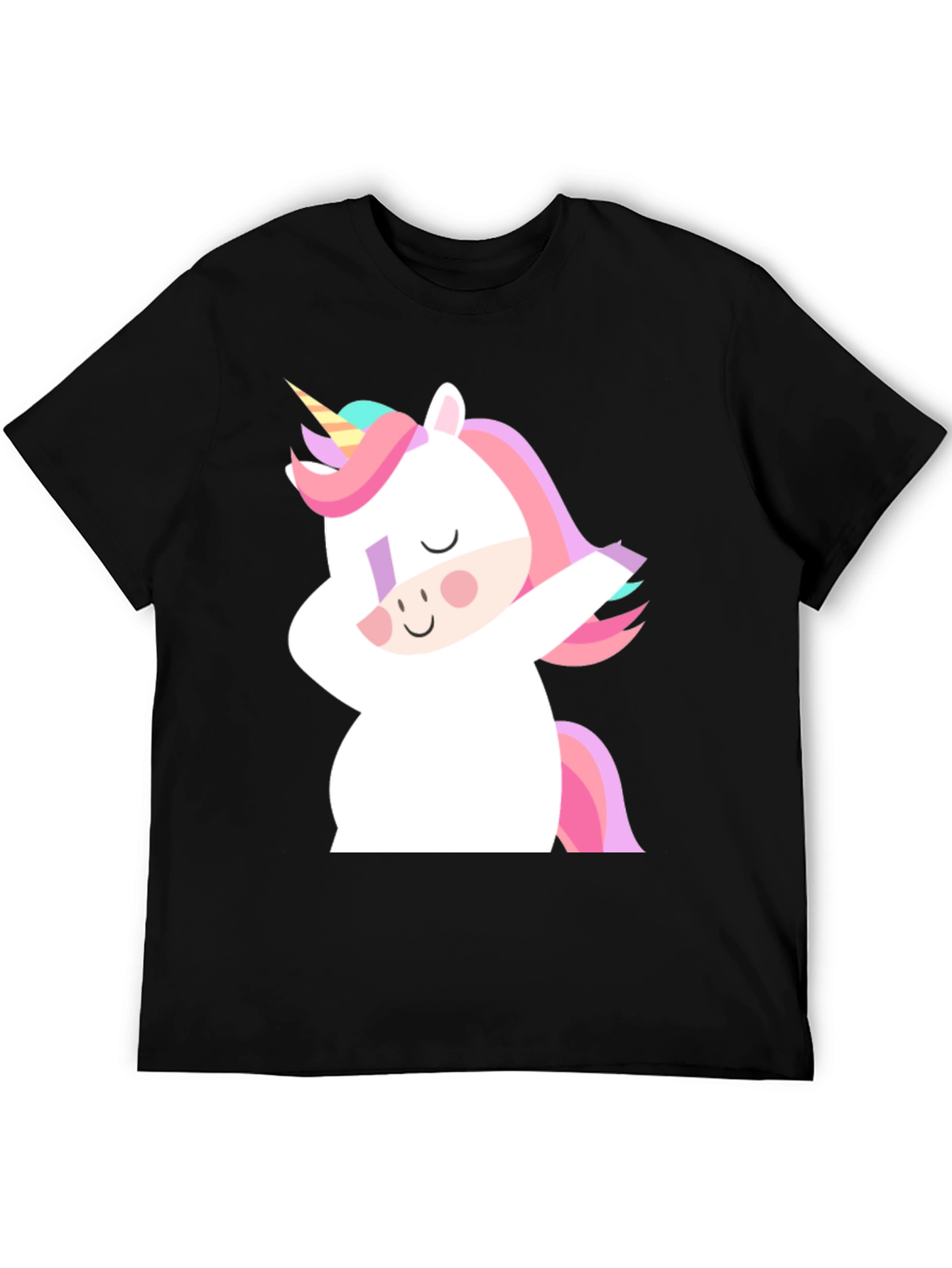 Unicorn Dab Black T-Shirt