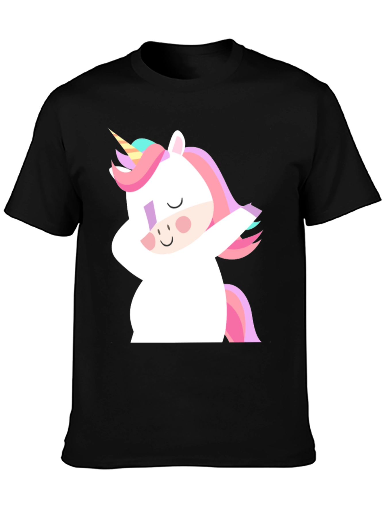 Unicorn Dab Black T-Shirt