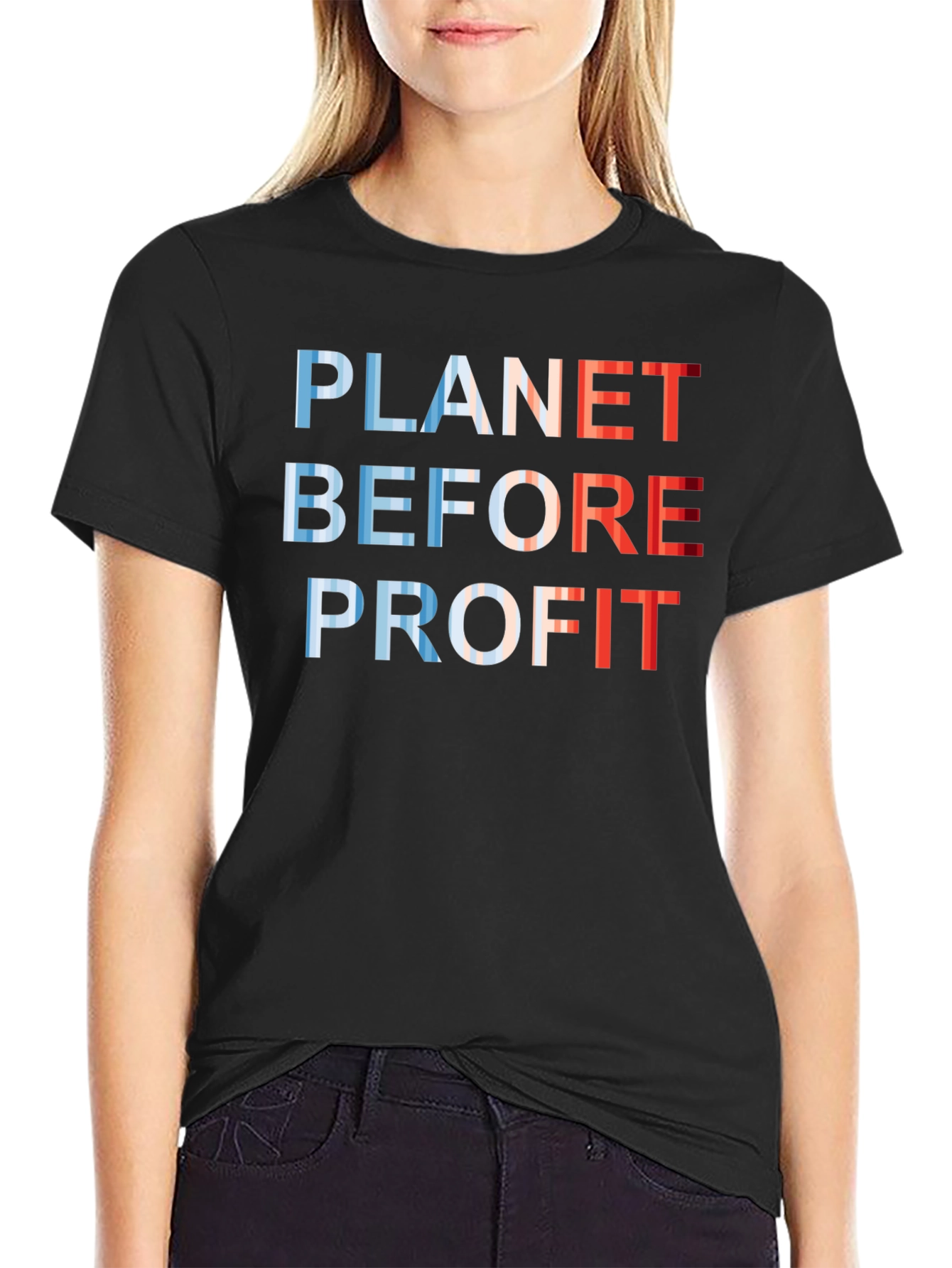 Planet Before Profit Graphic T-Shirt