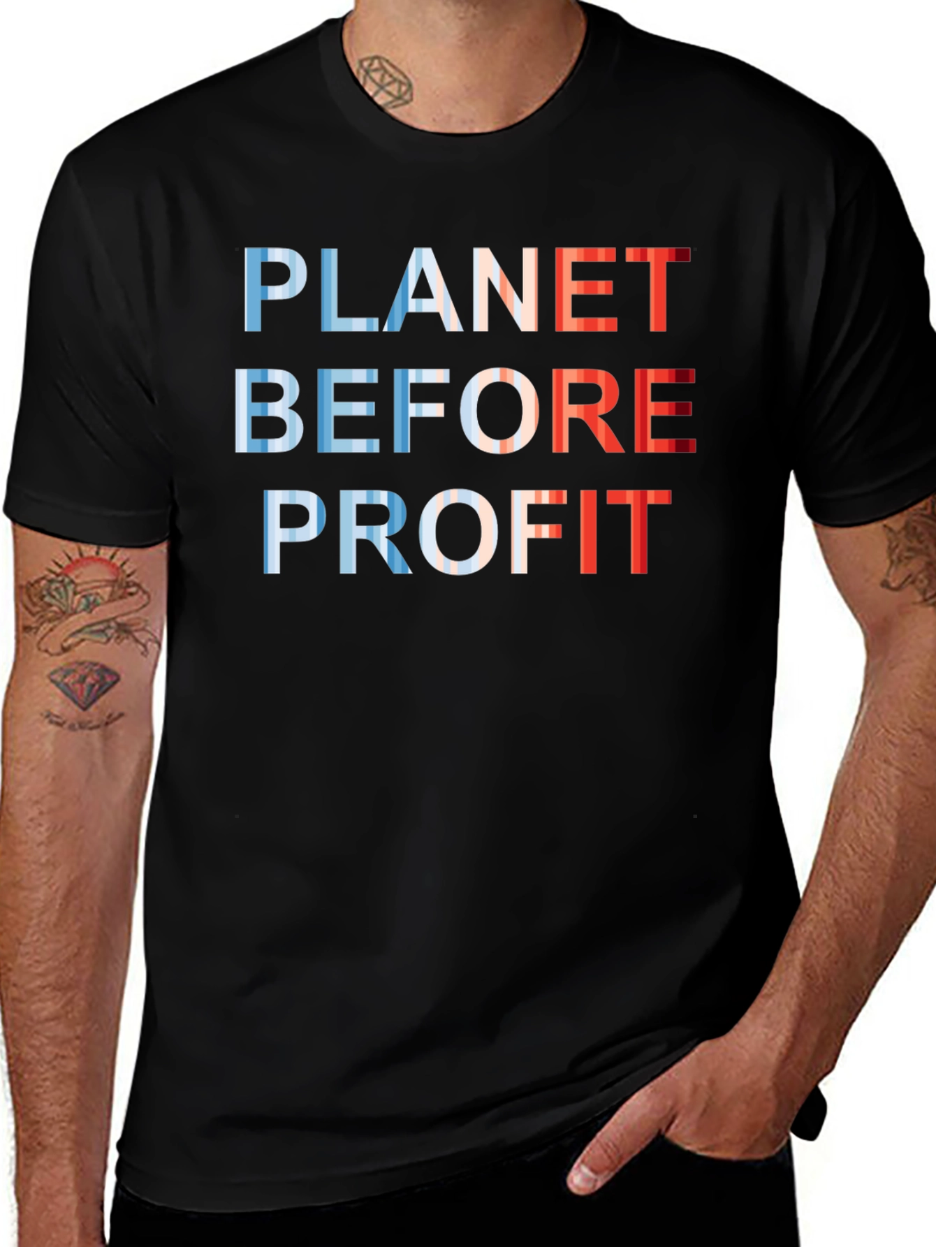 Planet Before Profit Graphic T-Shirt