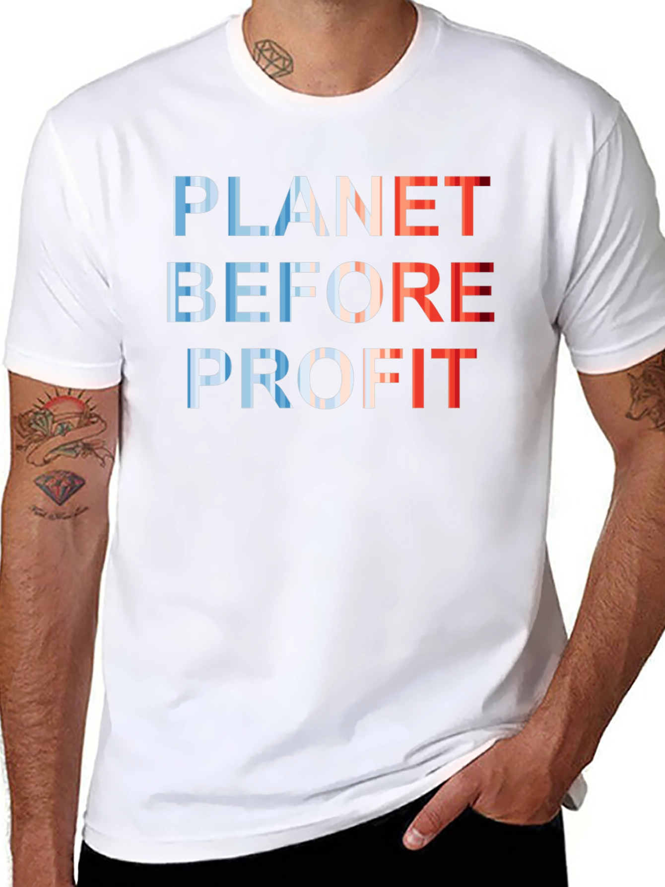 Planet Before Profit Graphic T-Shirt