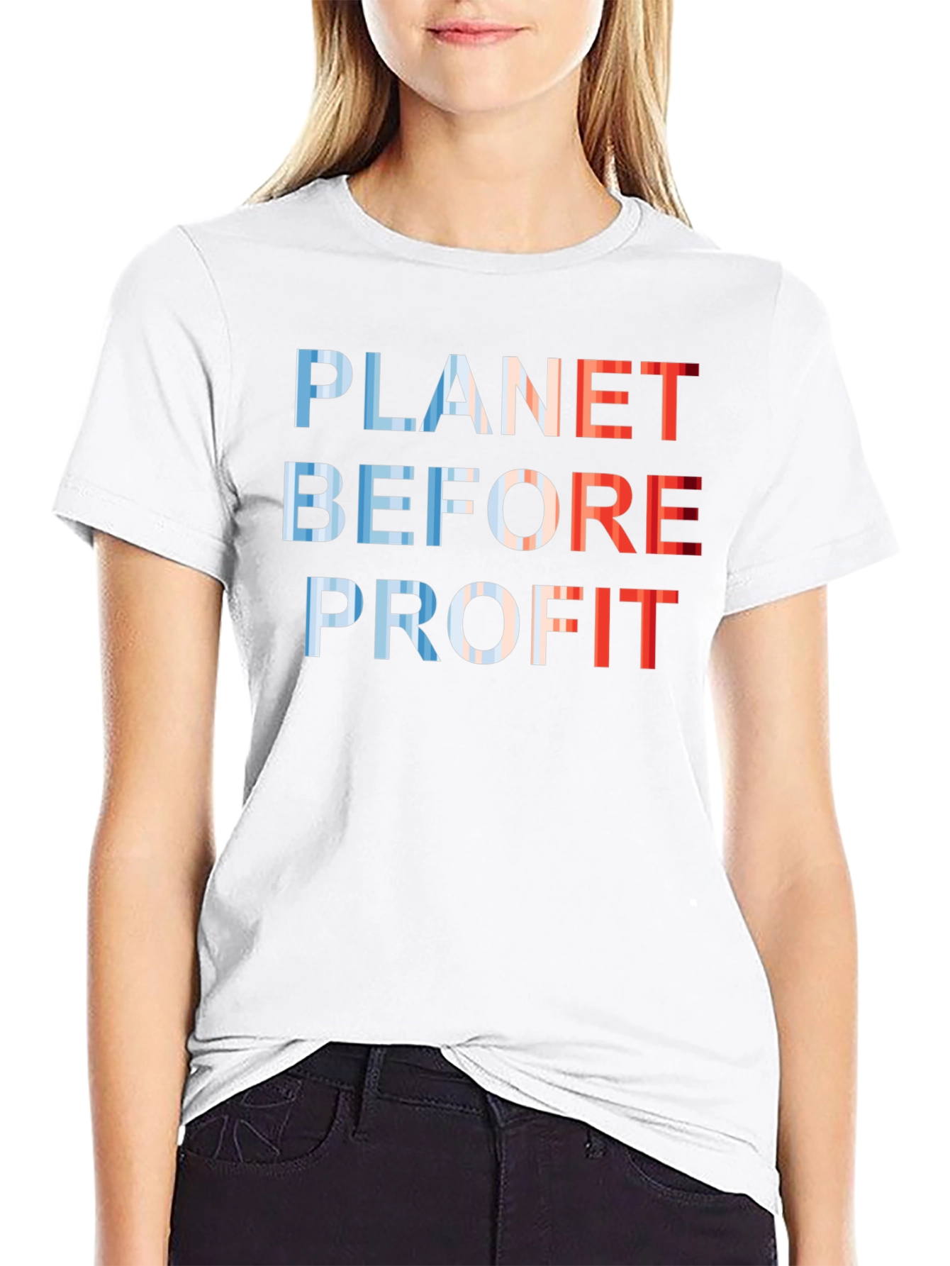 Planet Before Profit Graphic T-Shirt