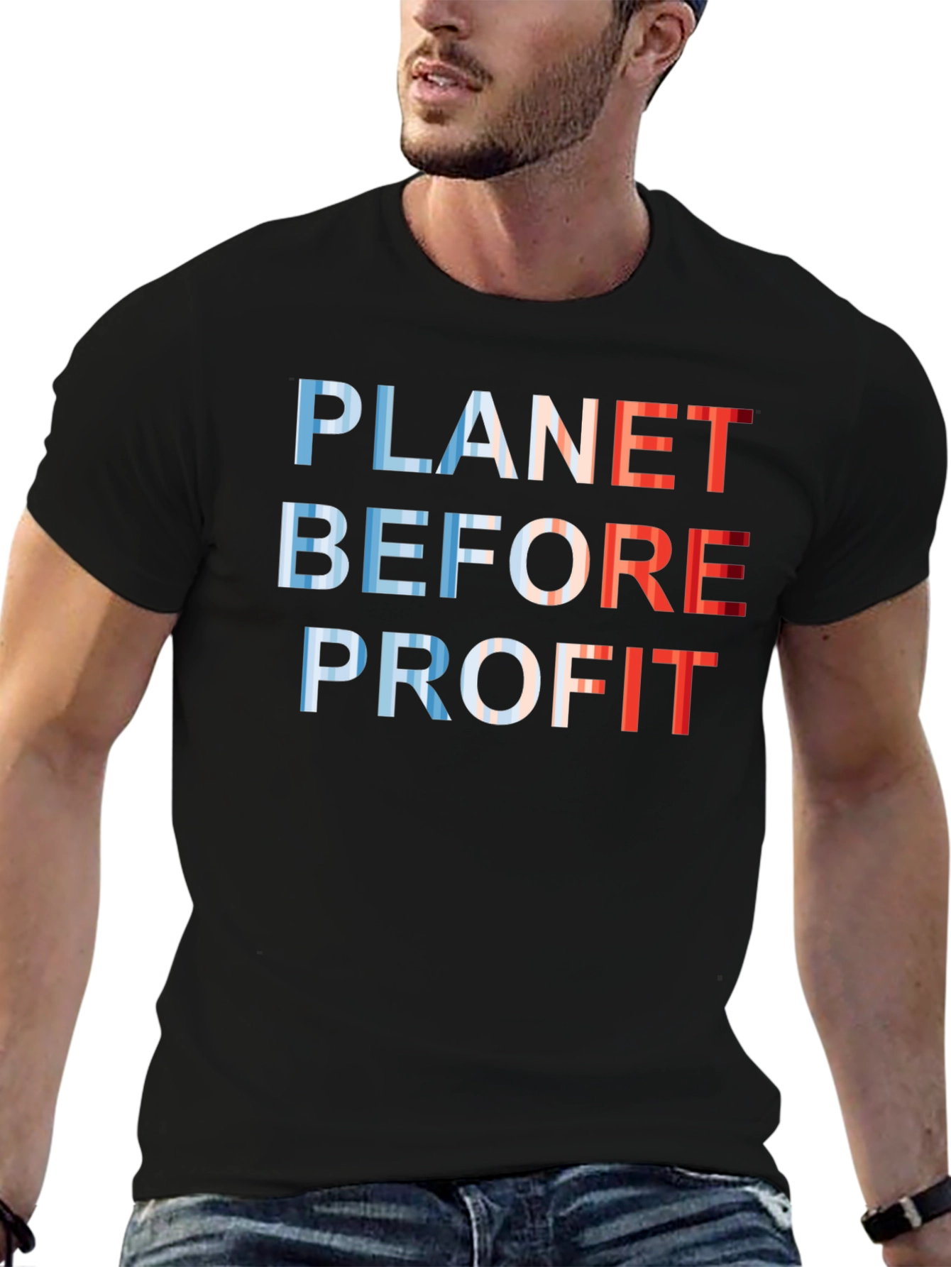 Planet Before Profit Graphic T-Shirt