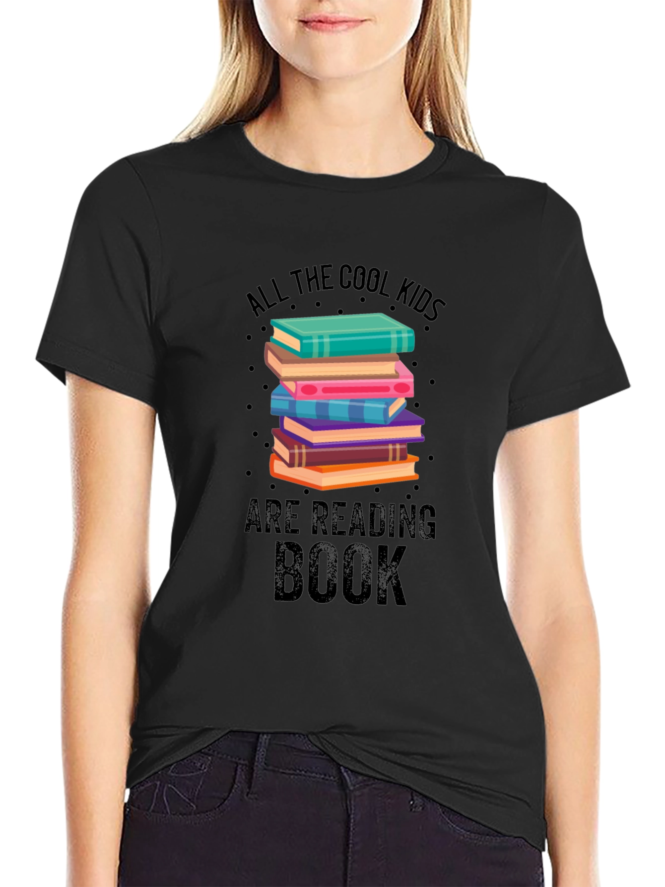Cool Kids Reading Book T-Shirt