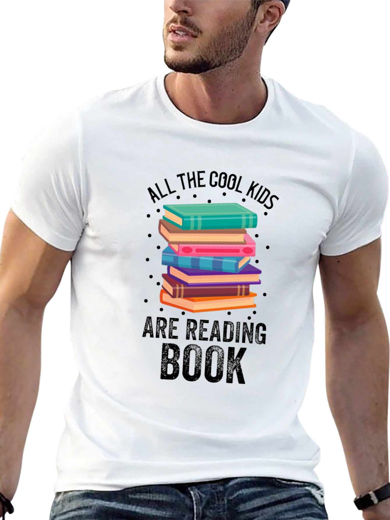 Cool Kids Reading Book T-Shirt