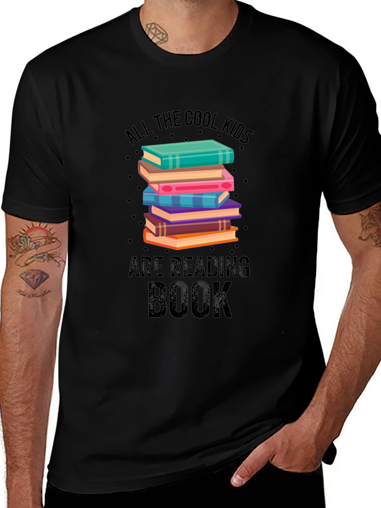 Cool Kids Reading Book T-Shirt