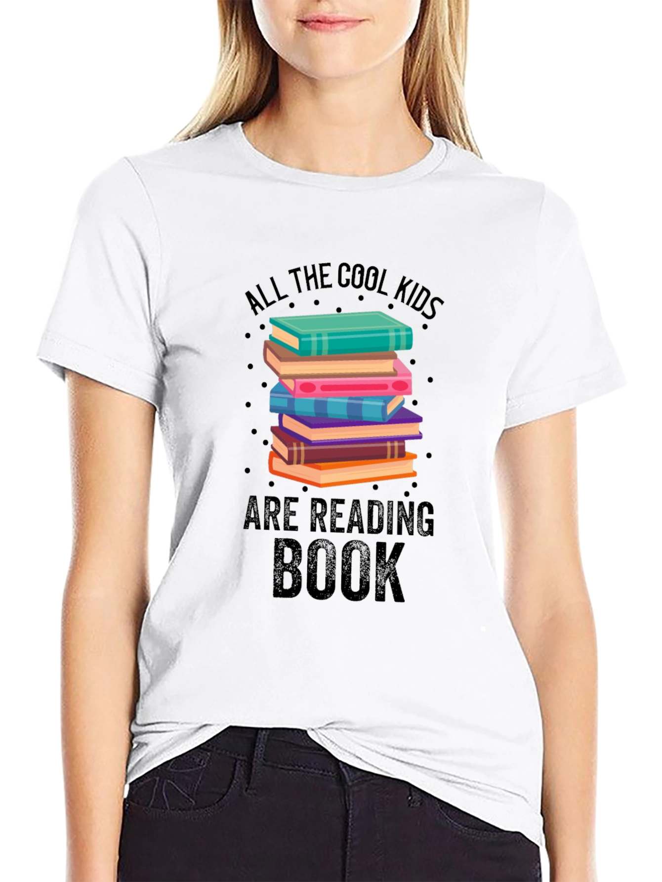 Cool Kids Reading Book T-Shirt