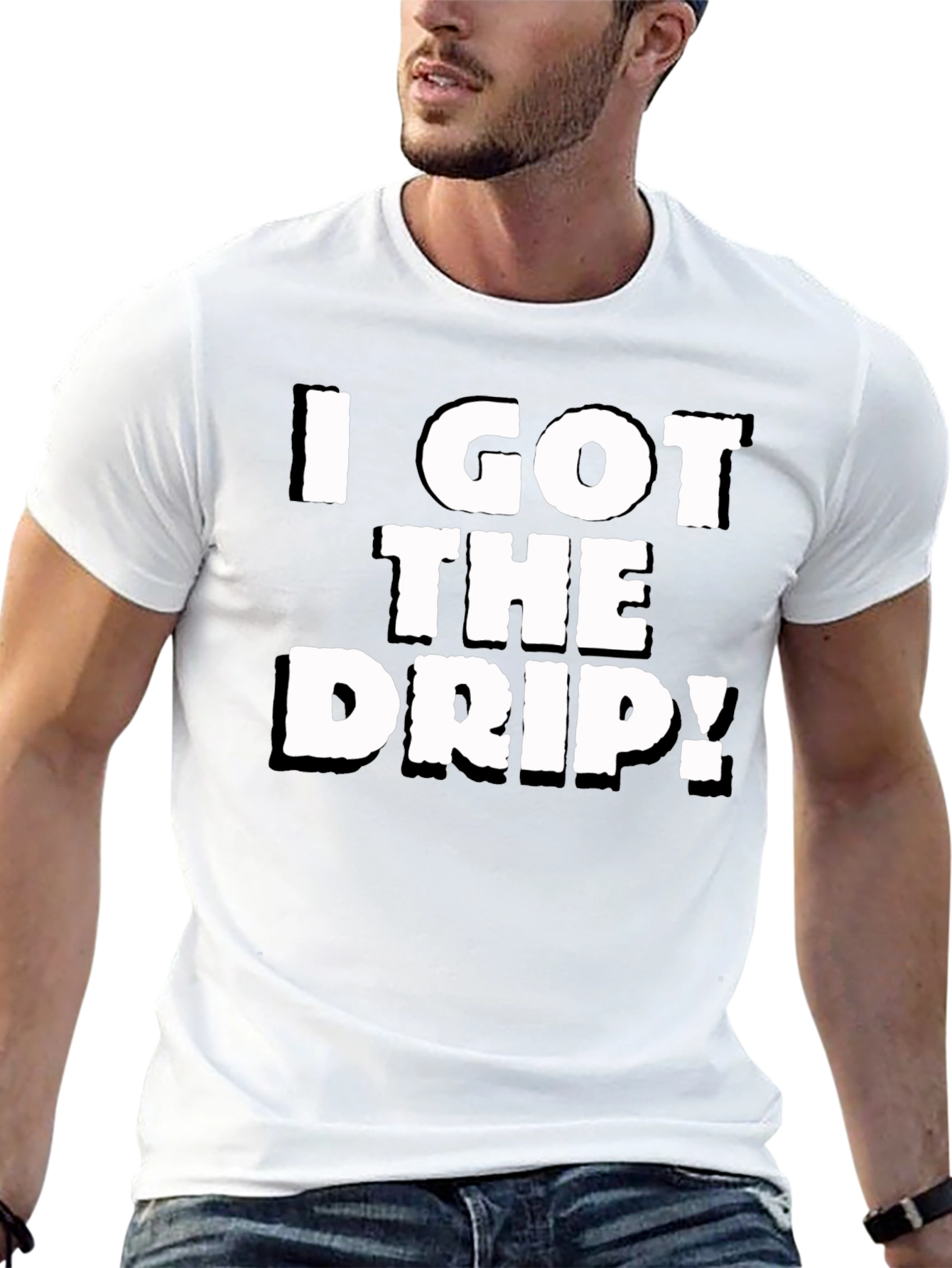 I Got The Drip! Black Graphic Tee