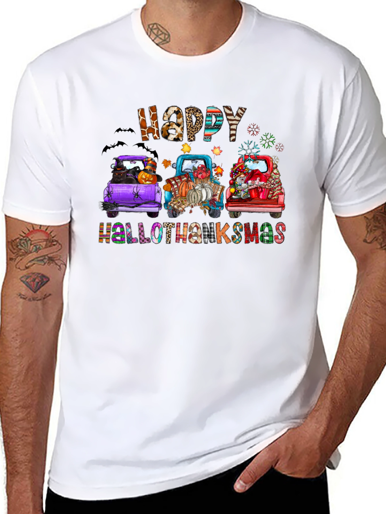 Happy HalloThanksmas T-Shirt
