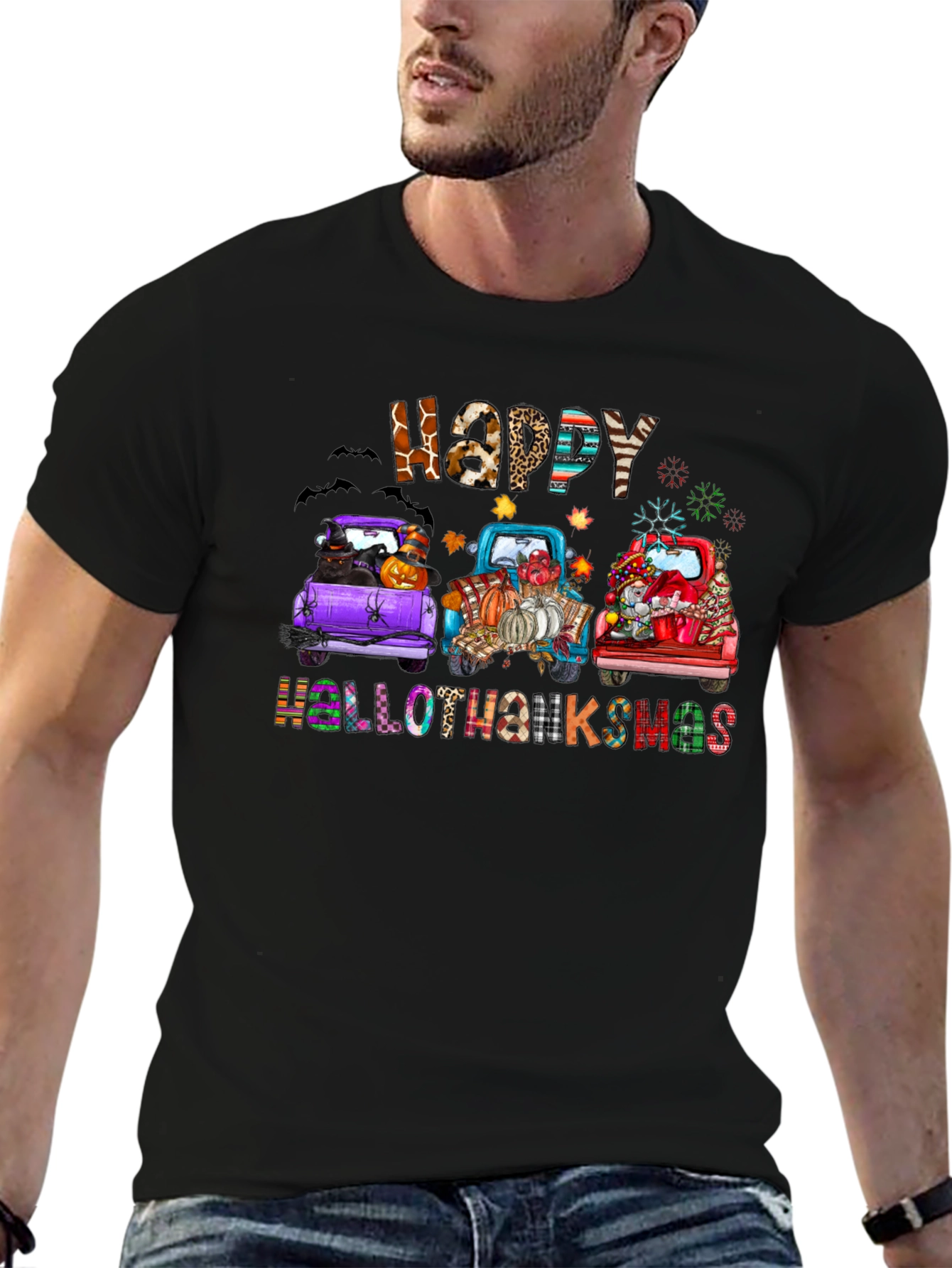 Happy HalloThanksmas T-Shirt