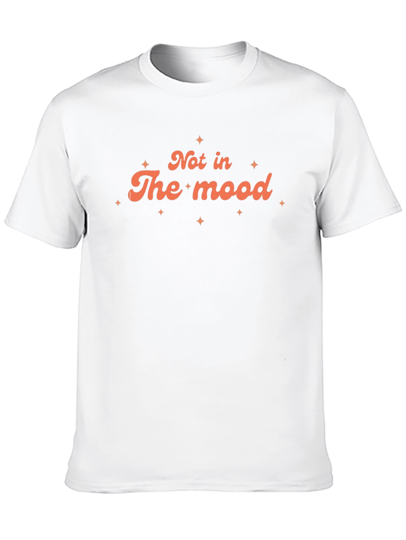 Not In The Mood Black Graphic Tee