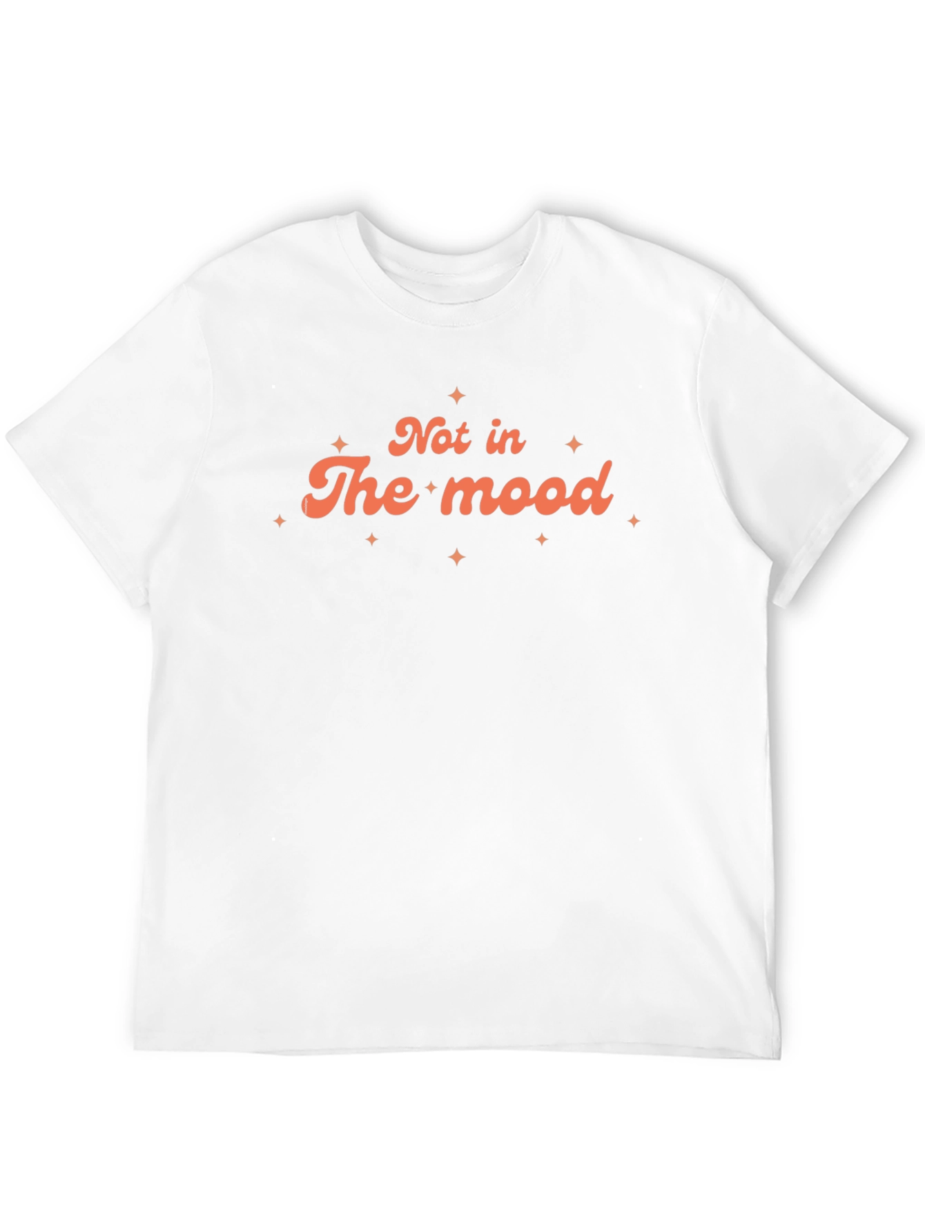 Not In The Mood Black Graphic Tee