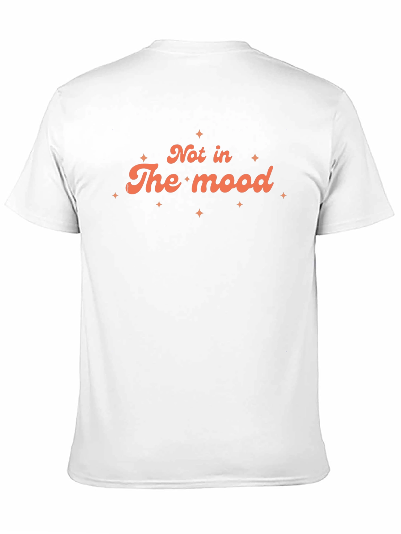 Not In The Mood Black Graphic Tee
