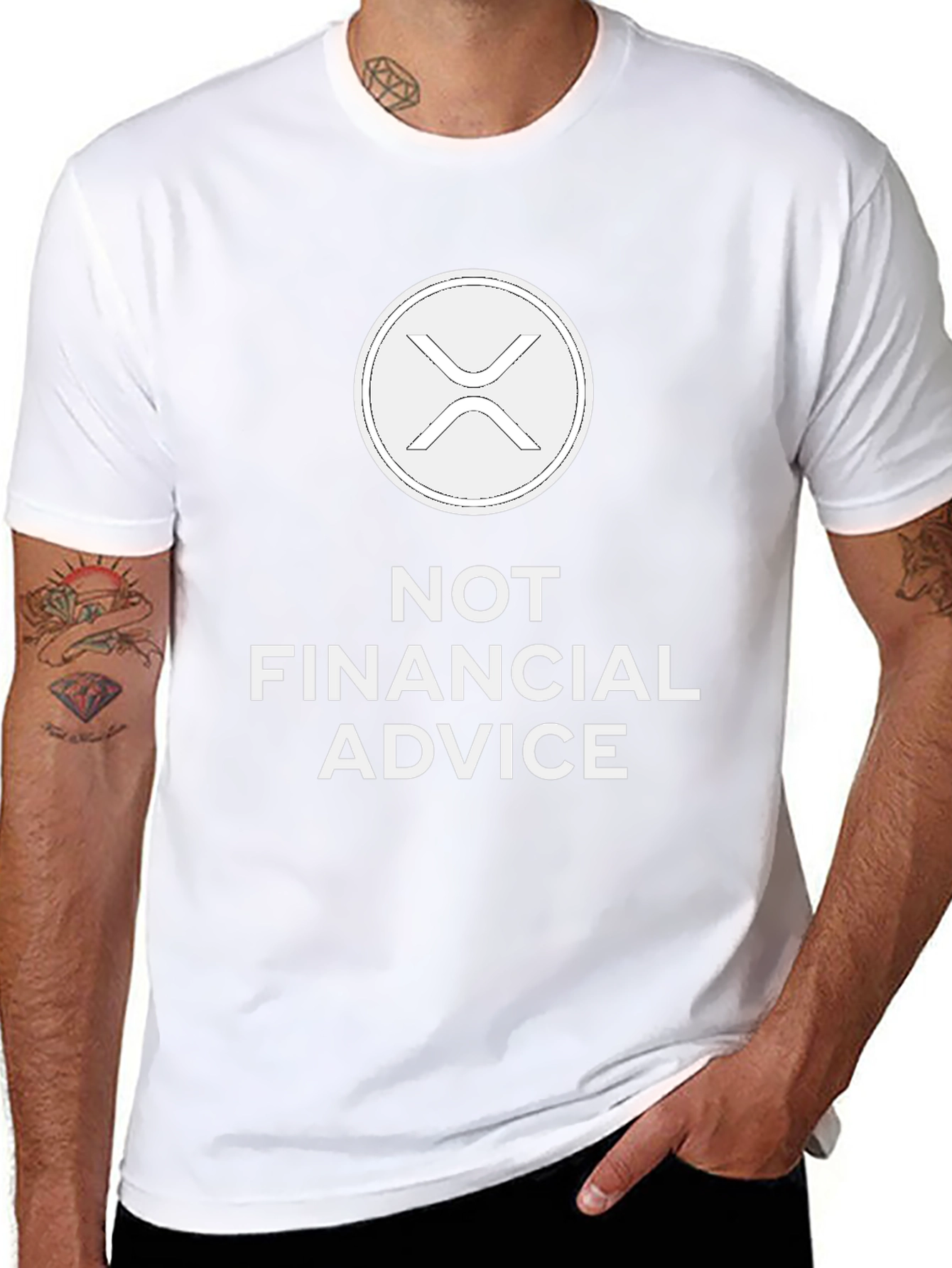 XRP Crypto T-Shirt - NOT Financial Advice